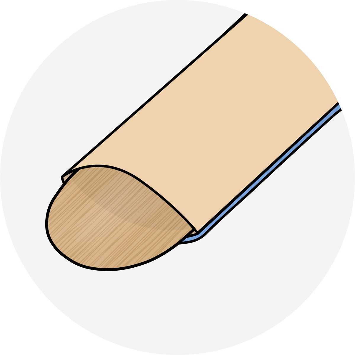STALEKS Disposable papmAm files on bases (thin)