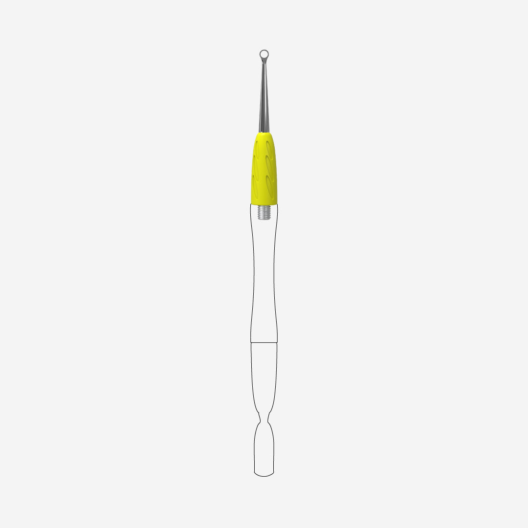 WPPQ-11y Working part of the pusher Combo UNIQ 11 loop pusher Yellow