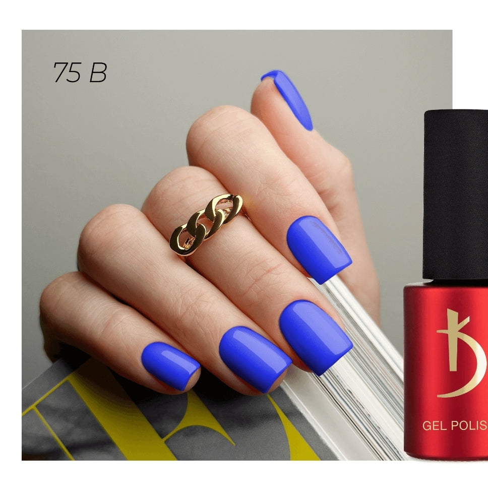 75 B Gel polish Blue 7 ml image 0
