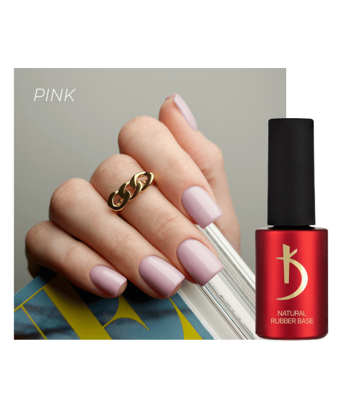 Natural Rubber Base Pink, 7ml image 0