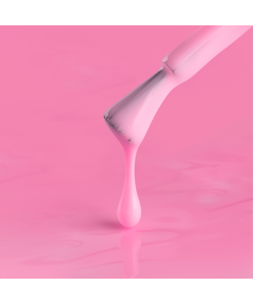 Color Rubber Base gel, Bubble Gum, 7 ml image 2
