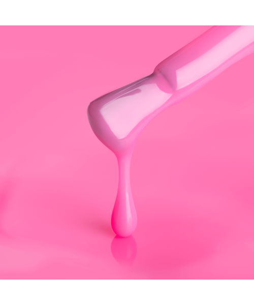 Color Rubber Base Gel, Pink, 7 ml image 2