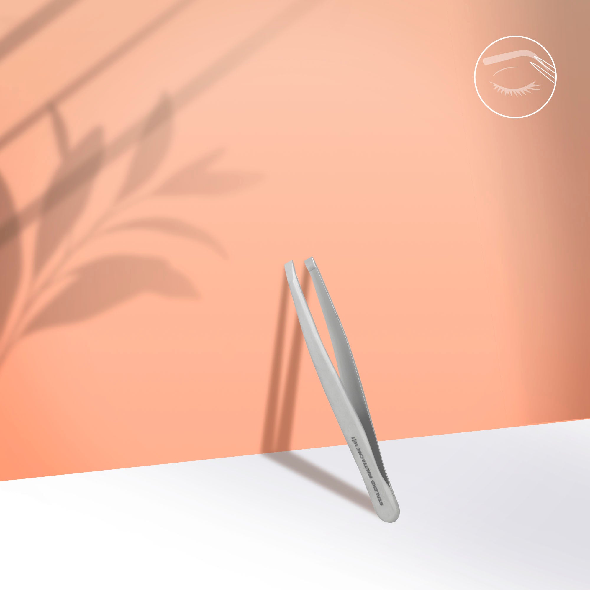 BEAUTY & CARE TBC-10/1 Eyebrow Tweezers (Wide straight)