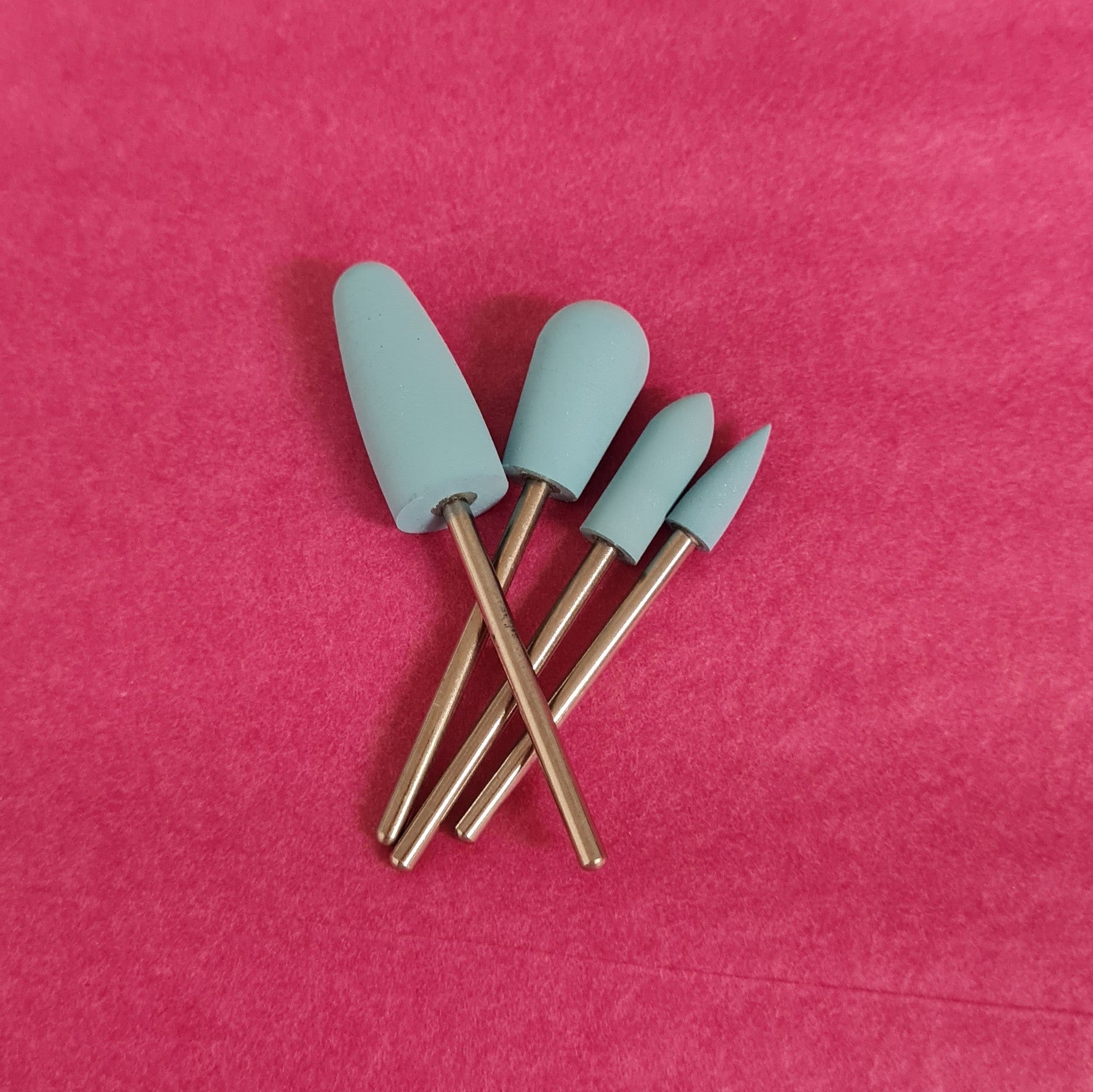 Polisher drill bits for E-file manicure/pedicure, 4 pcs image 0