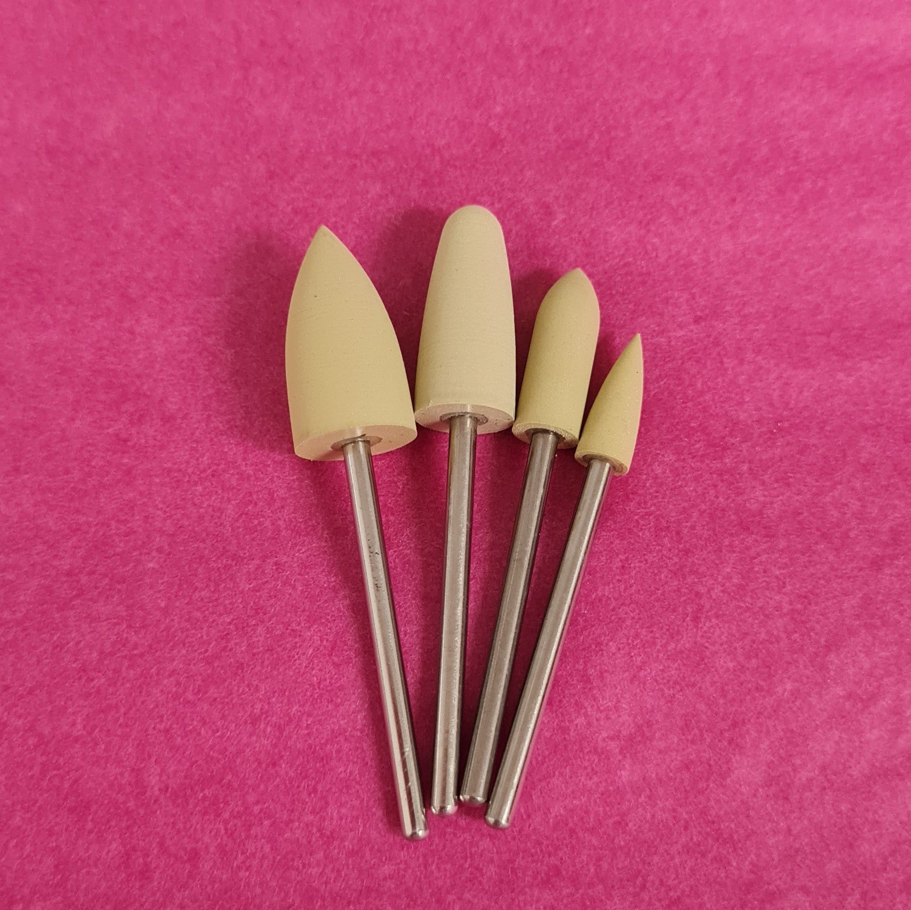 Polisher drill bits for E-file manicure/pedicure, 4 pcs image 0
