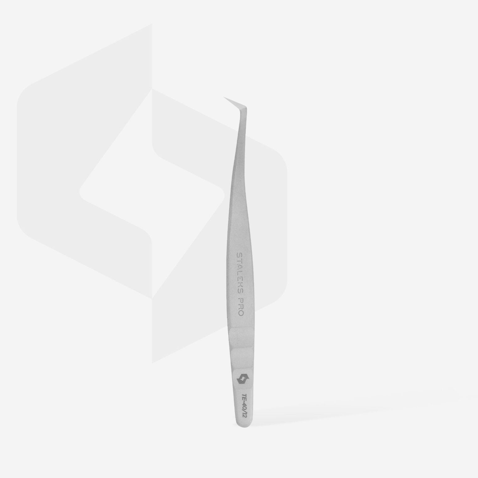 EXPERT TE-40/12, Eyelash Tweezers for volume extension