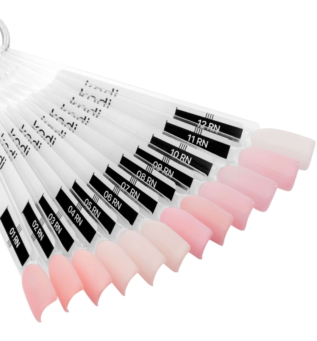 Palette of gel polishes "Romantic Nude" 12 tips image 1