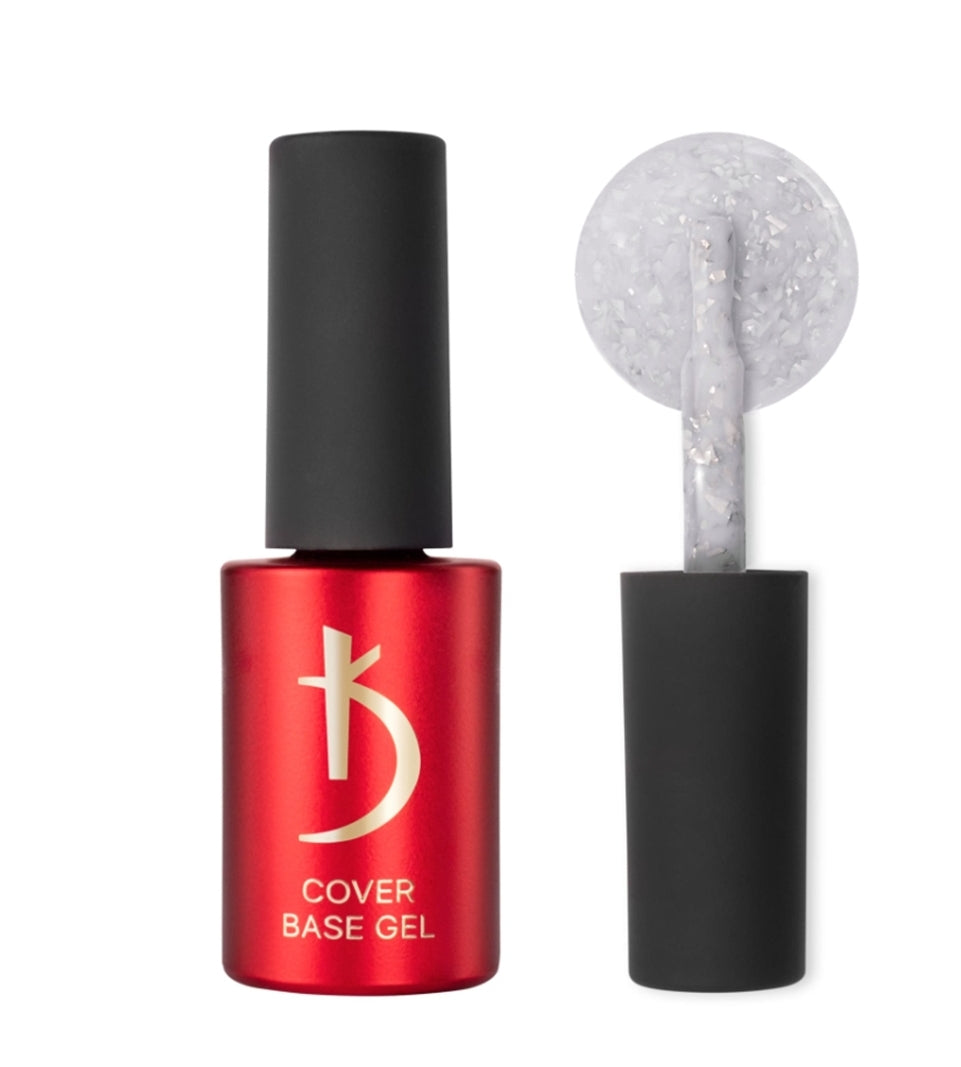 05 Cover base gel Flake 7 ml, Lavender image 3