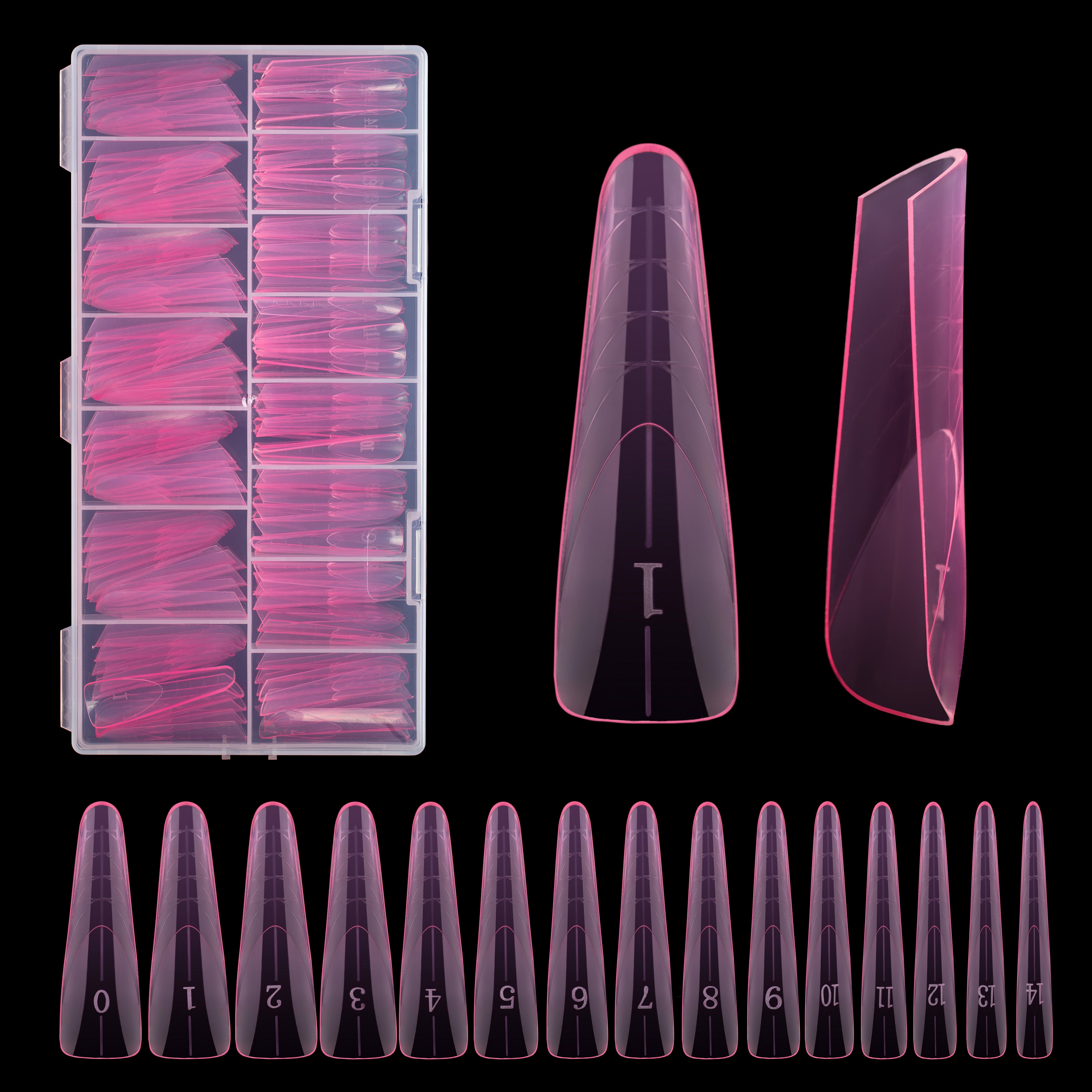 Kodi French plastic forms system " Modern Almond" 150 pcs image 0