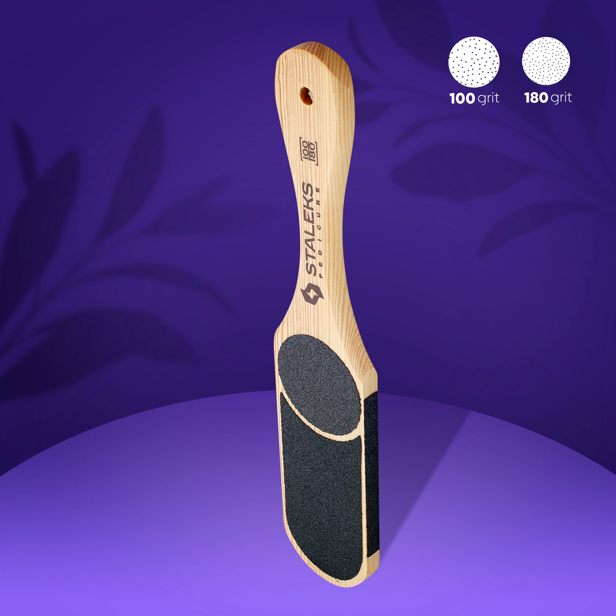 ABC 10/3 Wooden pedicure foot file 60/80/100/120 gr