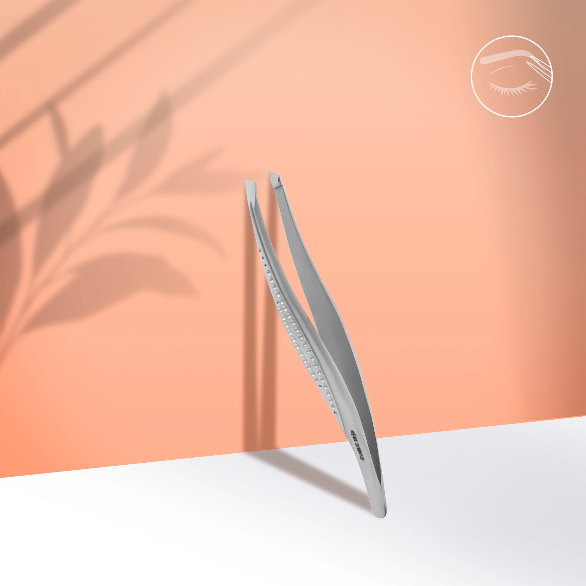 CLASSIC TC-12/3 Eyebrow Tweezers (wide slant )