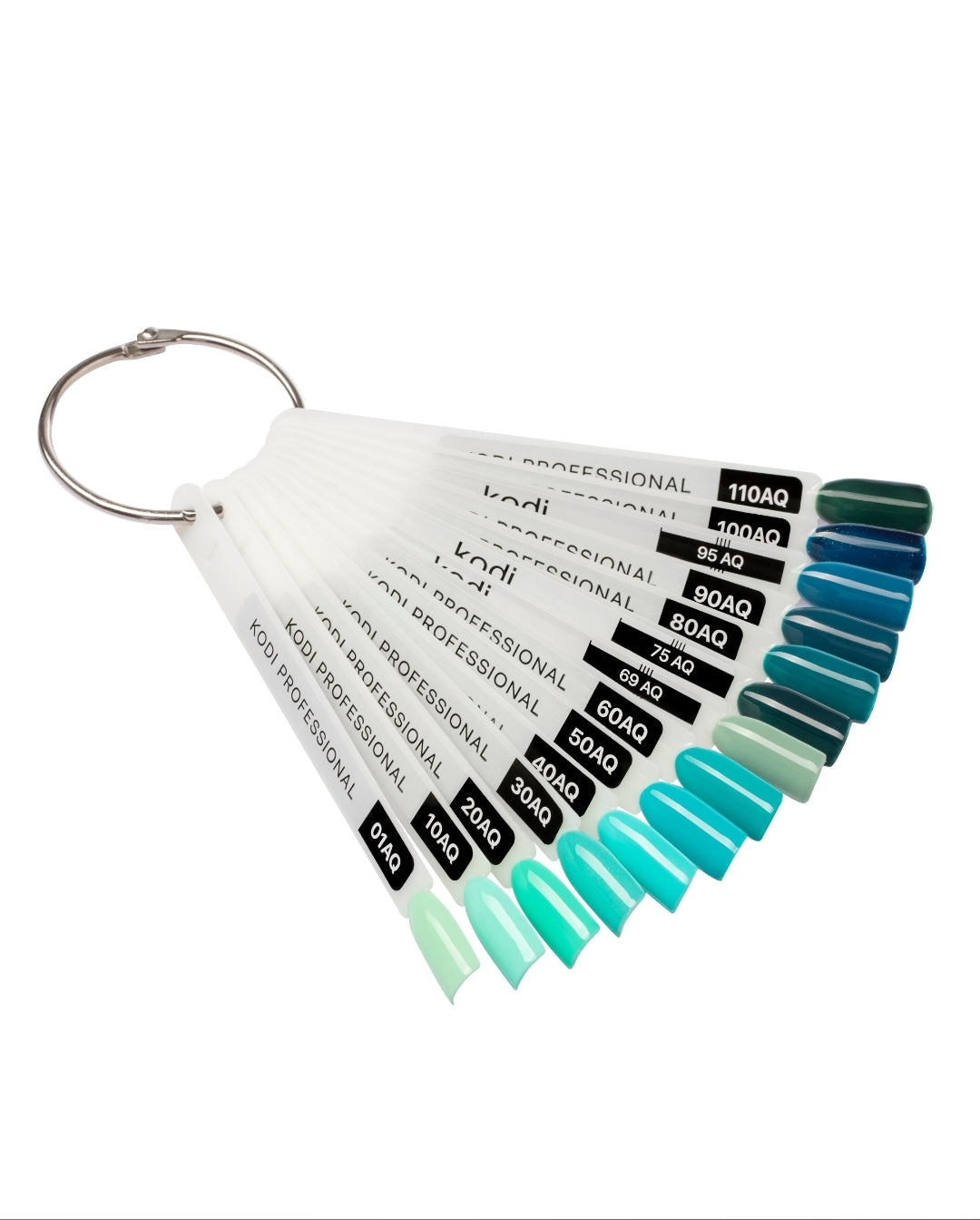 Palette of gel polishes "Aquamarine" 14 tips image 0
