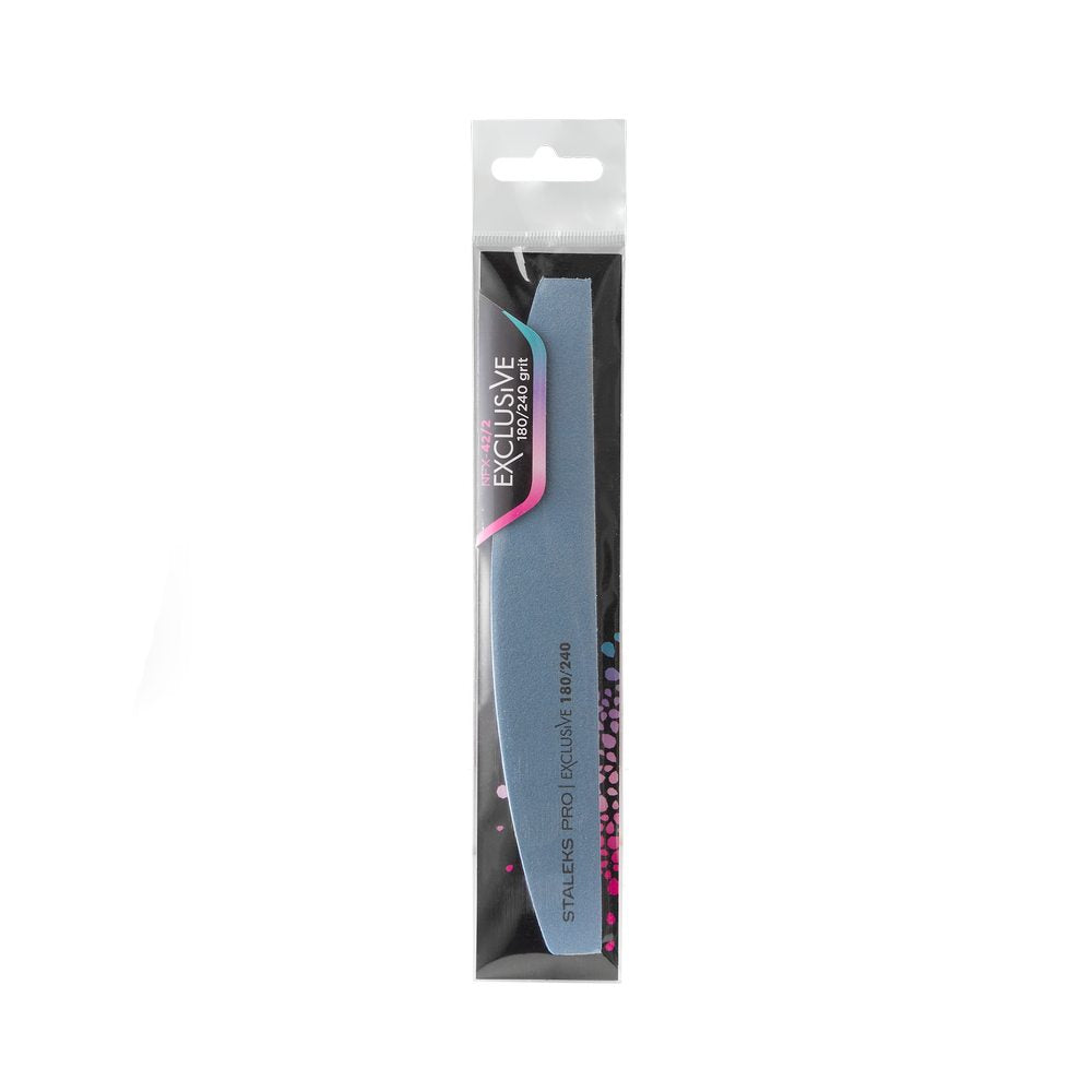 NFX-42/2-1 Mineral crescent nail file EXCLUSIVE without foam 180/240 grit