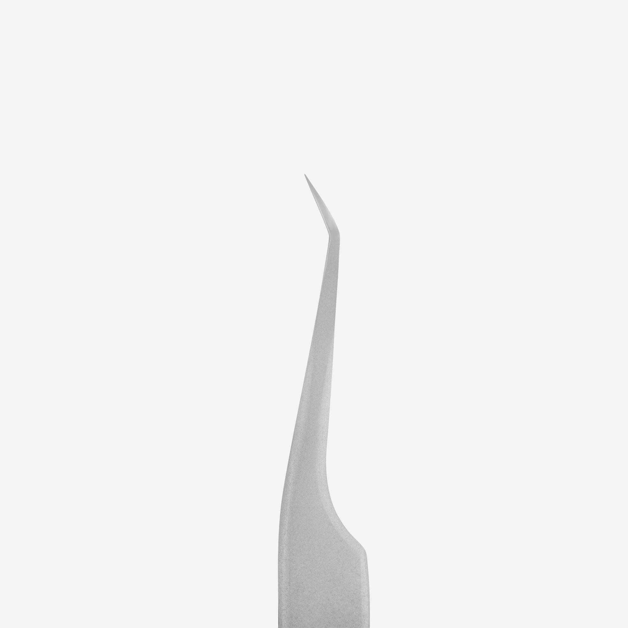 STALEKS PRO TE-41/8 professional eyelash tweezers Expert 41 Type 8 mini L, stainless steel (view 2)