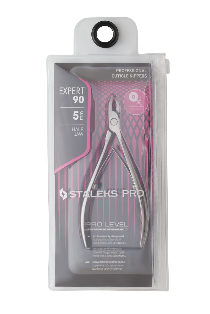 NE-90-5 Professional cuticle nippers Staleks Pro Expert 90, 5 mm