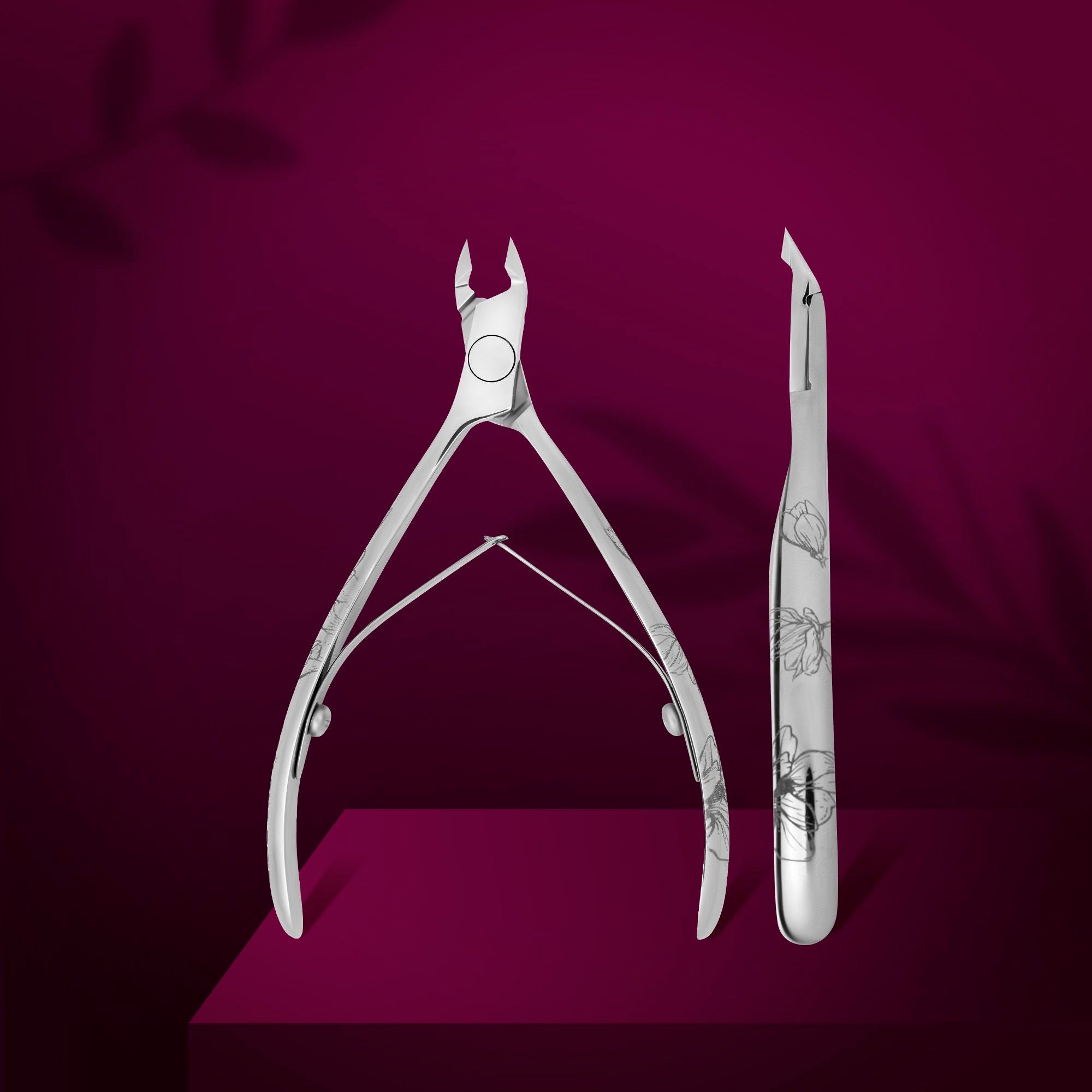 NX-20-5m Professional cuticle nippers Staleks Pro Exclusive 20, 5 mm (Magnolia)
