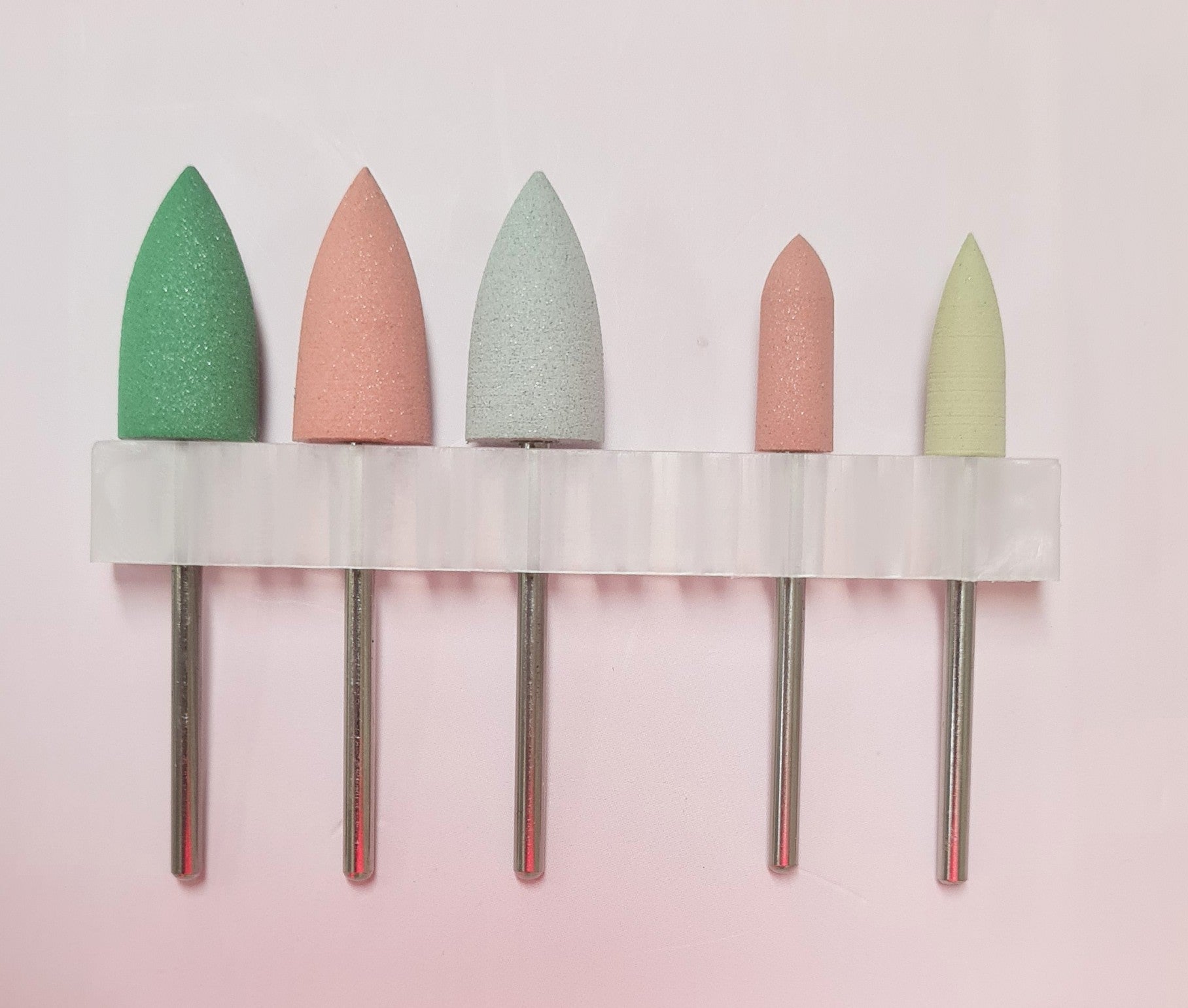 Polisher drill bits for E-file manicure, 5 pcs image 0
