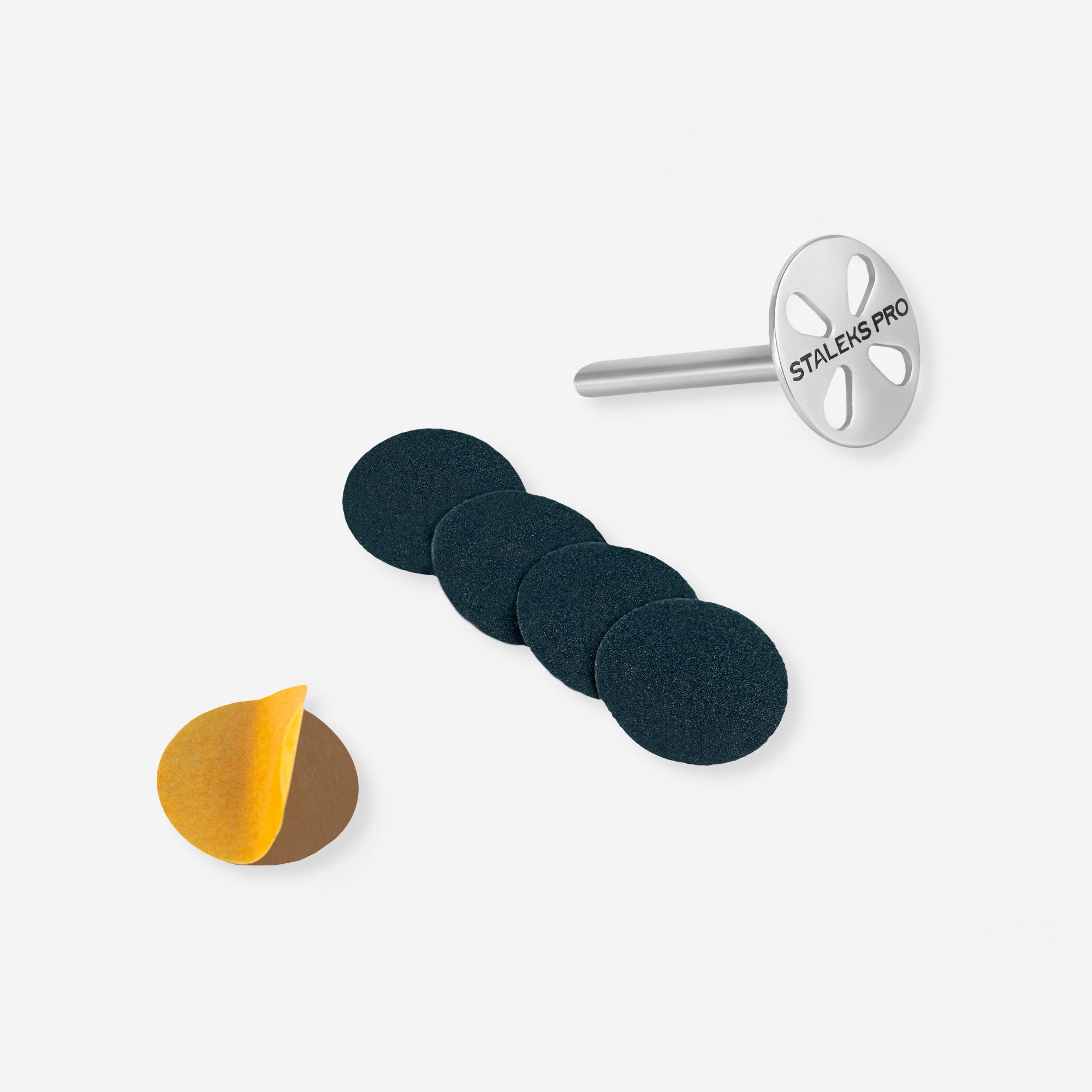 STALEKS PRO PDset-15 Pododisc S Expert pedicure disc set with 5 disposable files 180 grit (15 mm) (view 2)