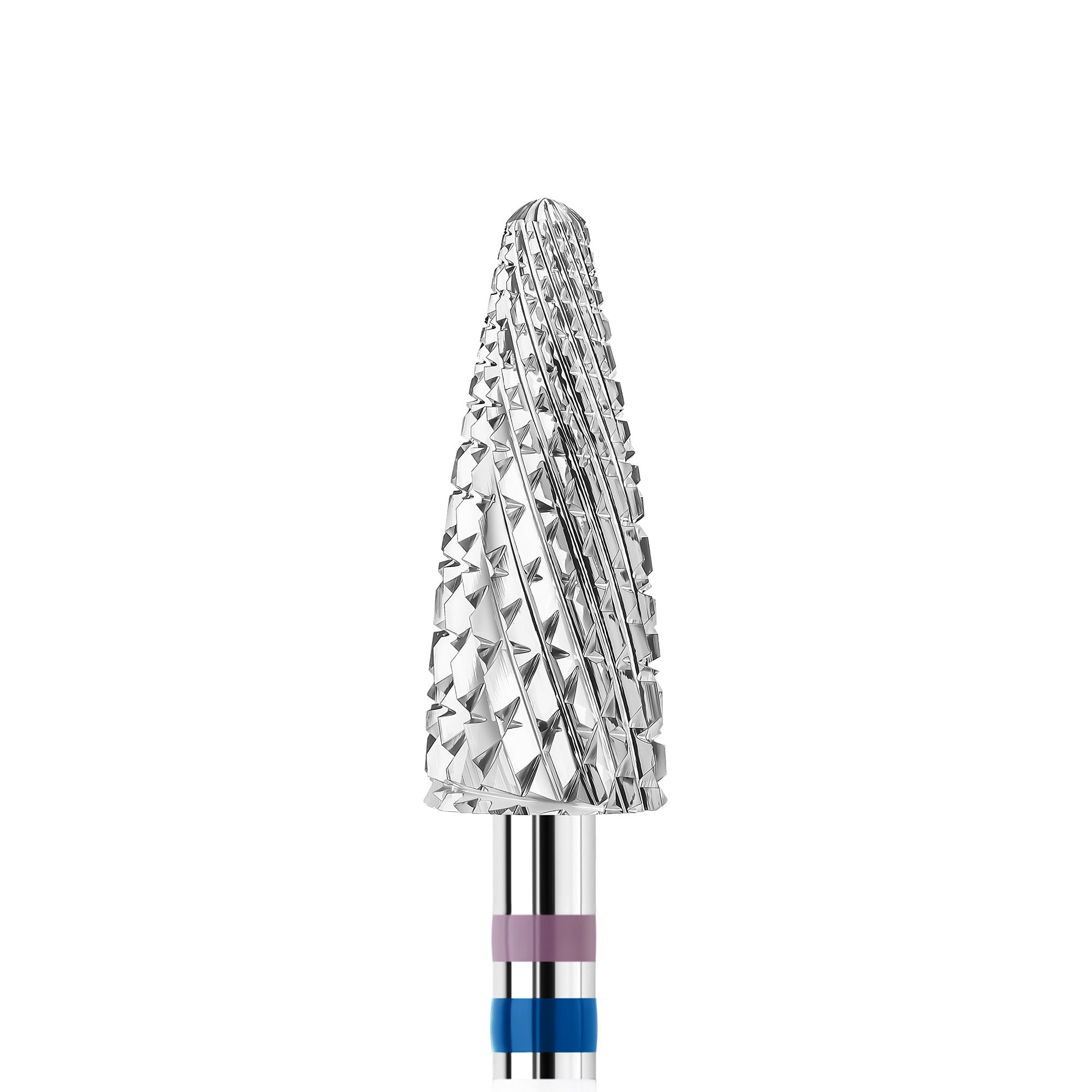KWARK KANV-5013M-L Wide Rounded Cone (Corn), Blue-Purple / Left-handed grit