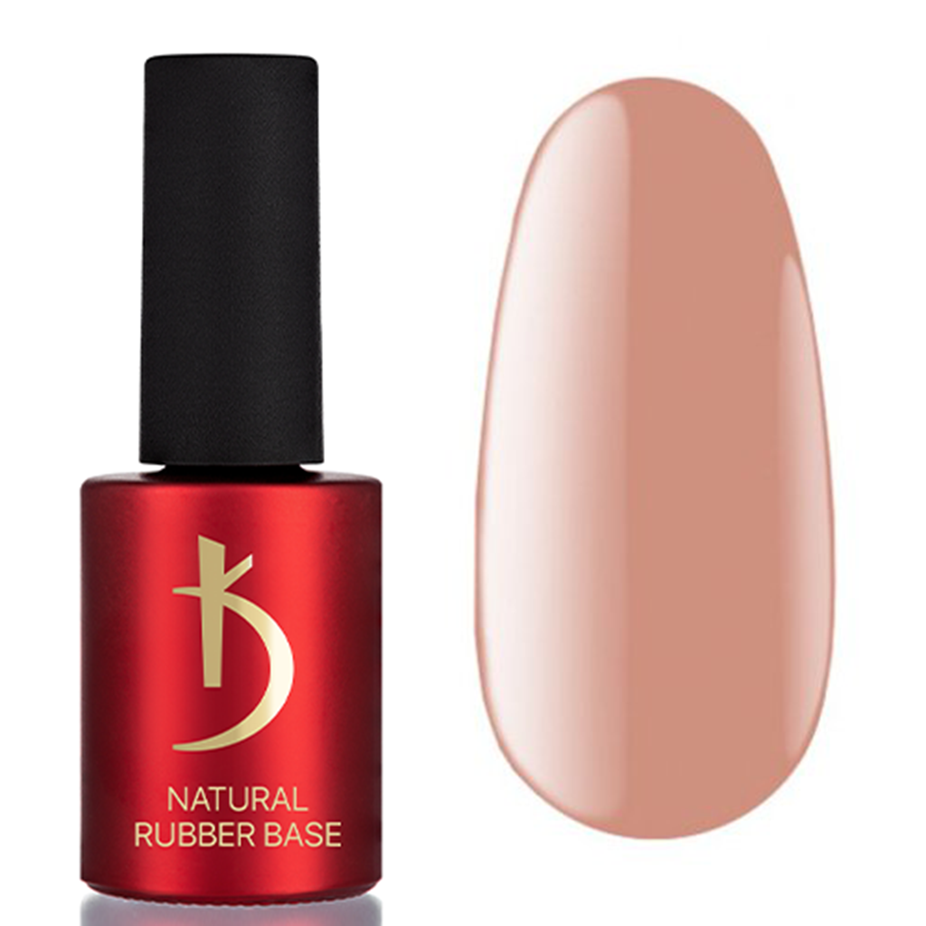 KODI Natural Rubber Base Gel "Dark Beige" 15 ml bottle