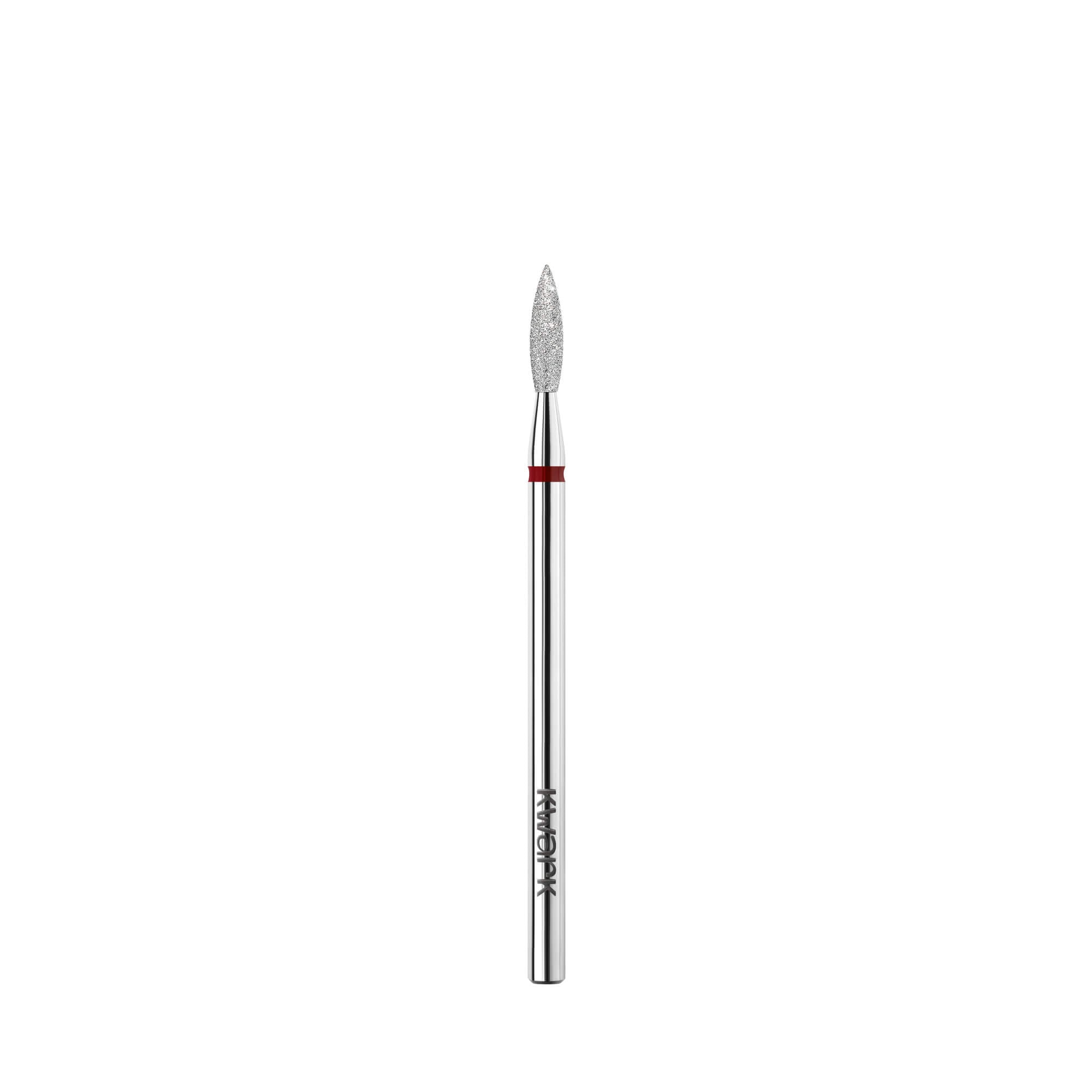 KWARK PL218060FF Sharp elongated flame, Red grit