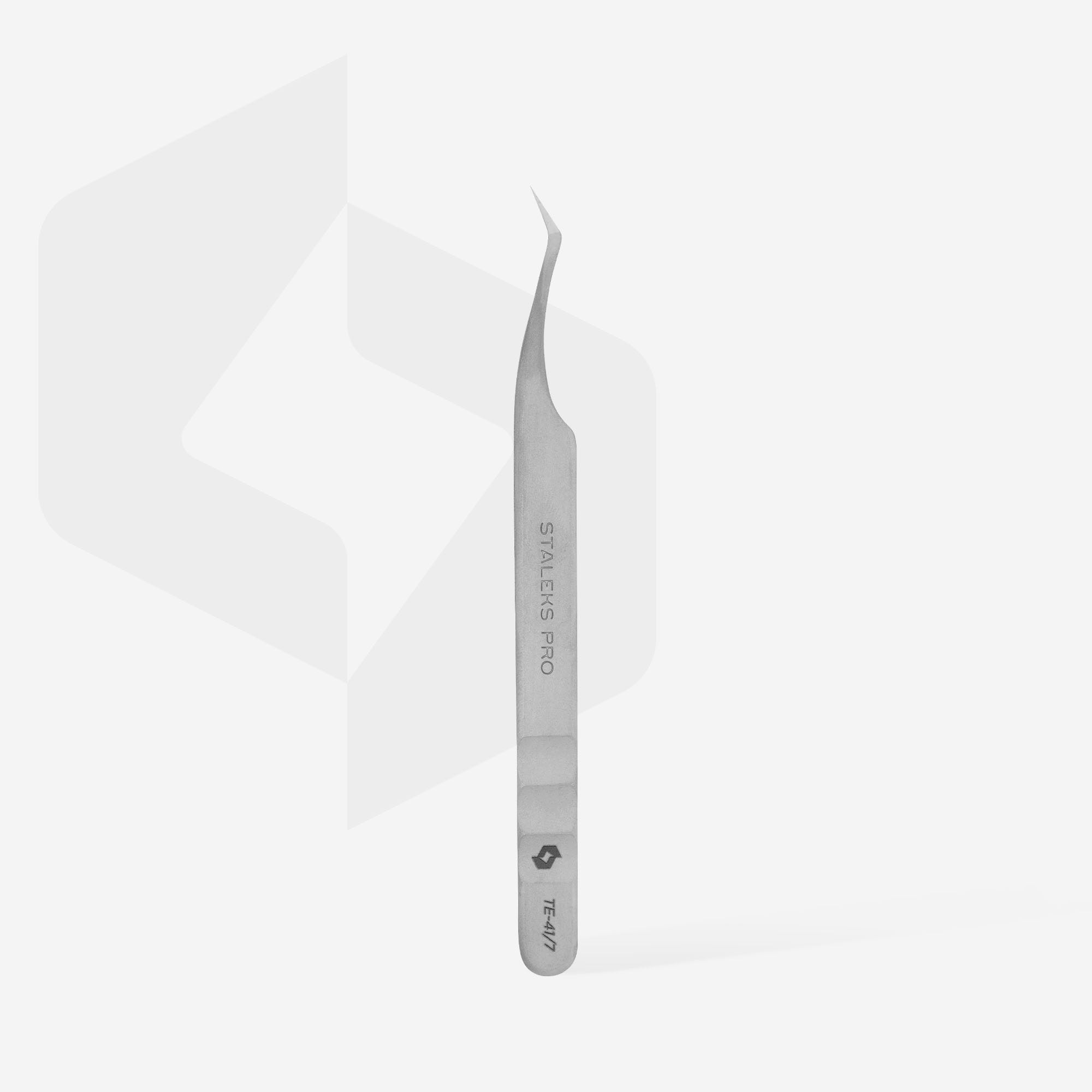 EXPERT TE-41/7, Eyelash Tweezers L-form 30°