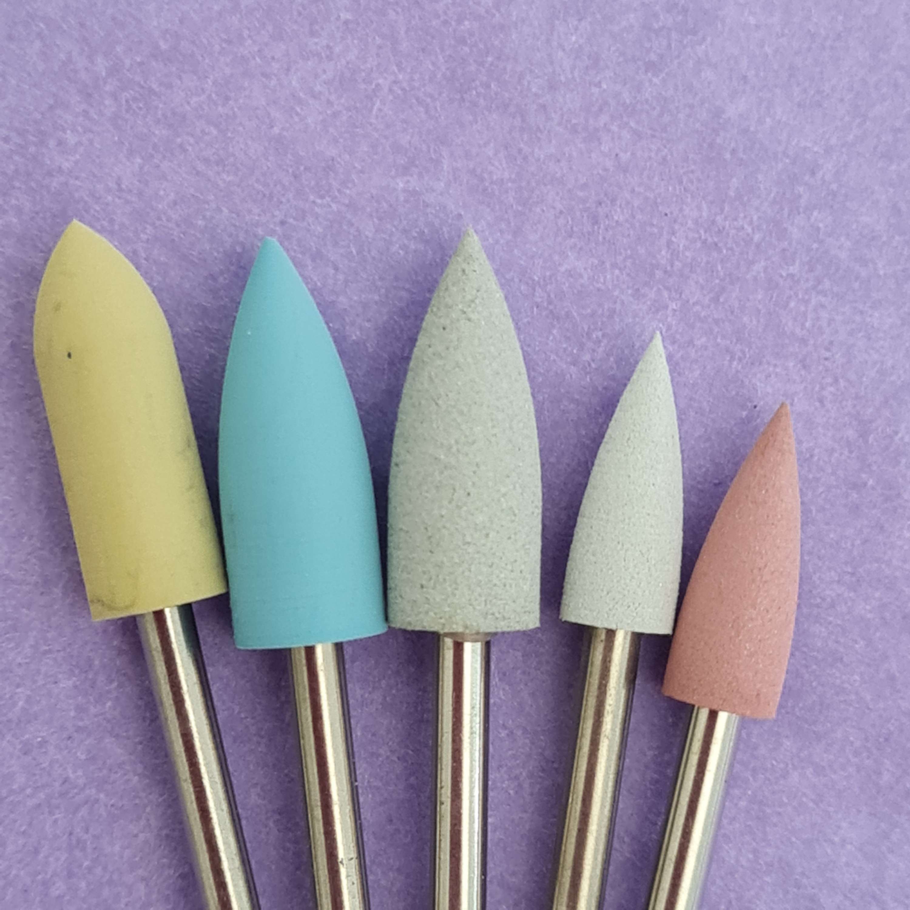 Polisher drill bits for E-file manicure/pedicure, 5 pcs image 0