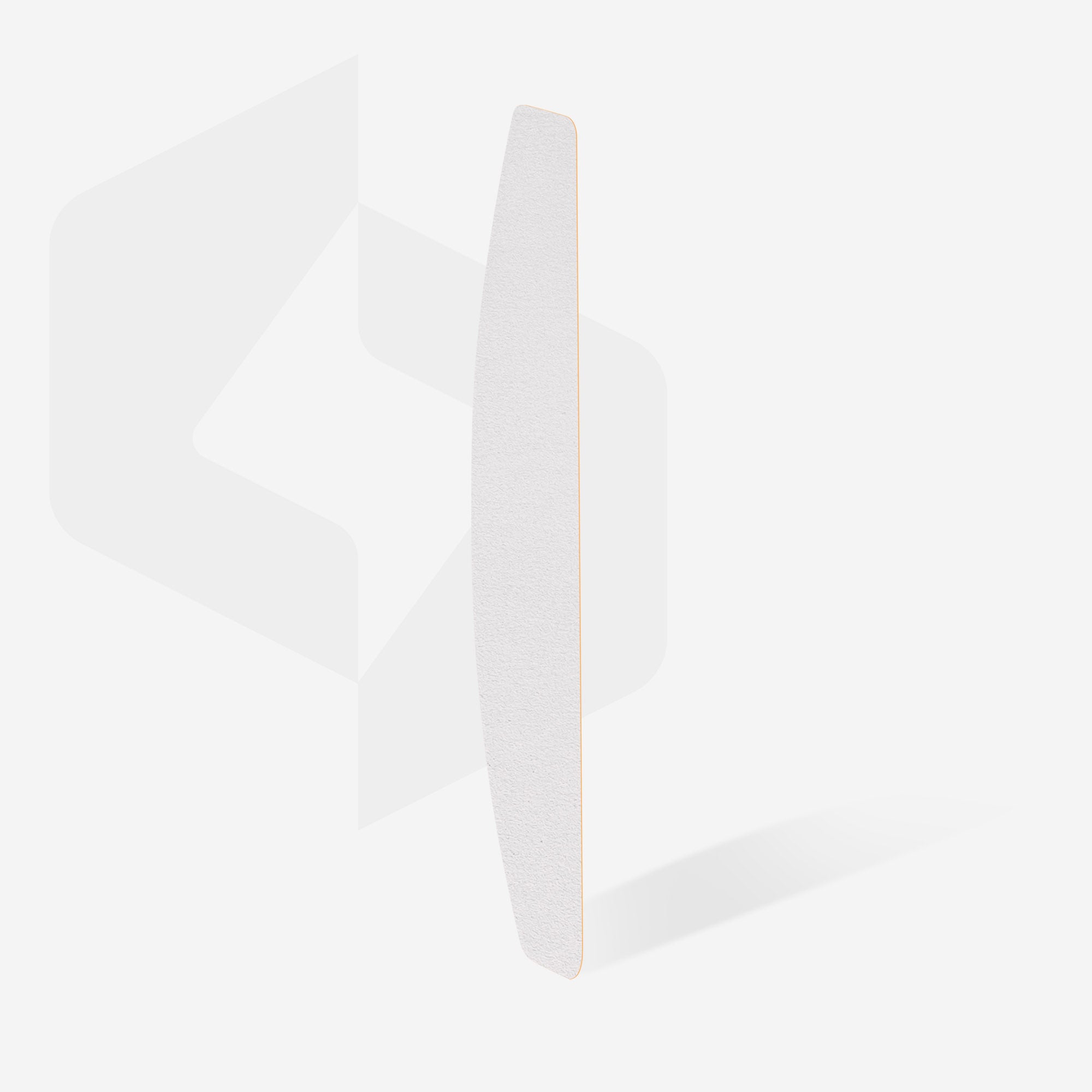 DFE-42-180w White disposable files for crescent nail file 50 pcs