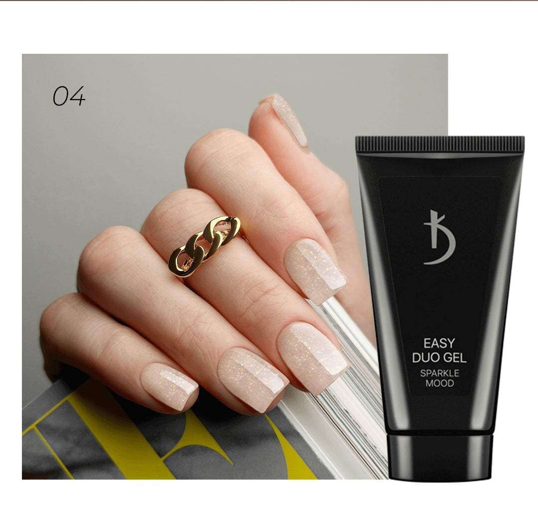 Easy Duo Gel Sparkle Mood N 4, 15 gr acrylic gel system image 2