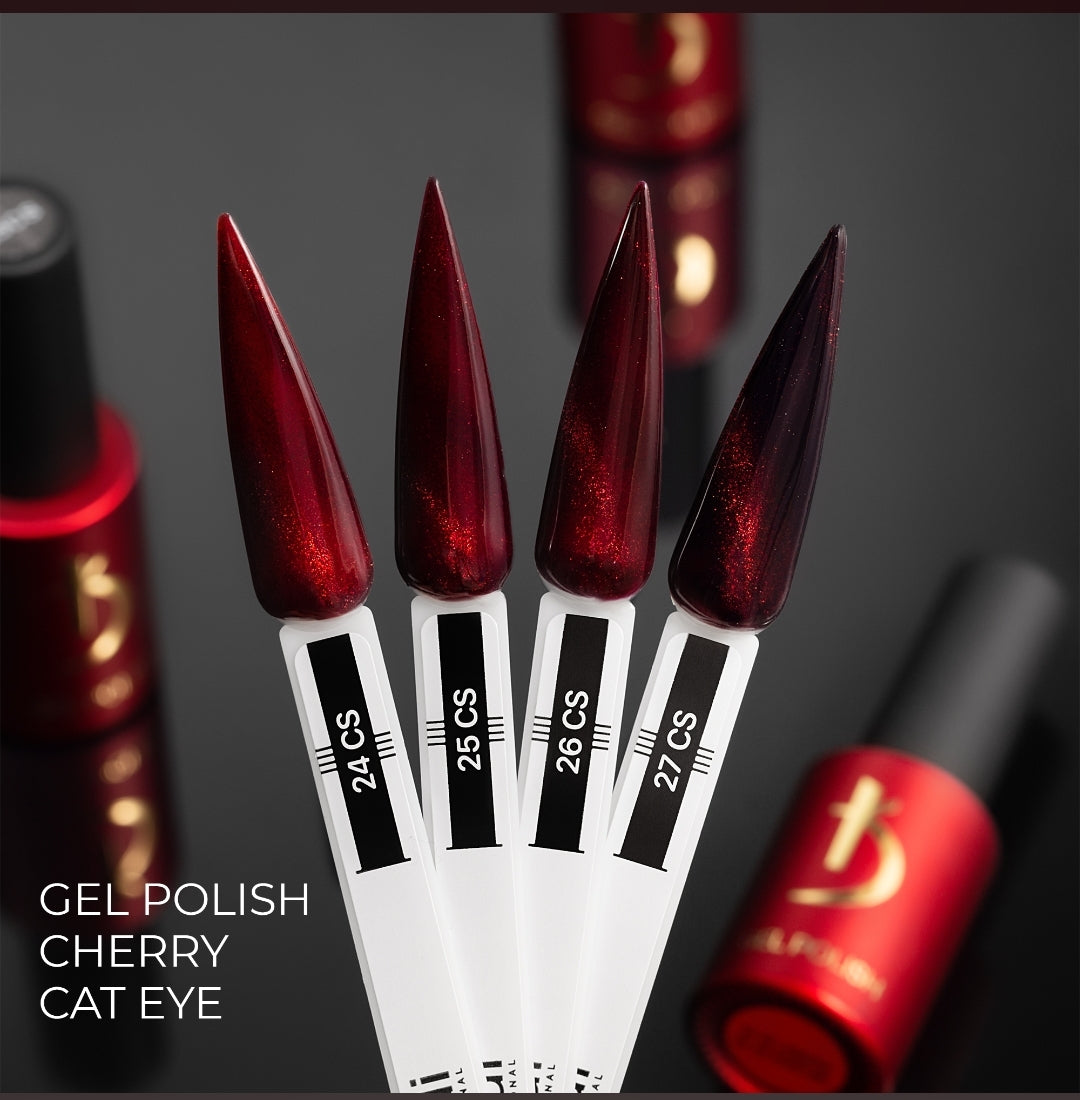 24 CS Gel polish Cat Shine CHERRY 7 ml image 3