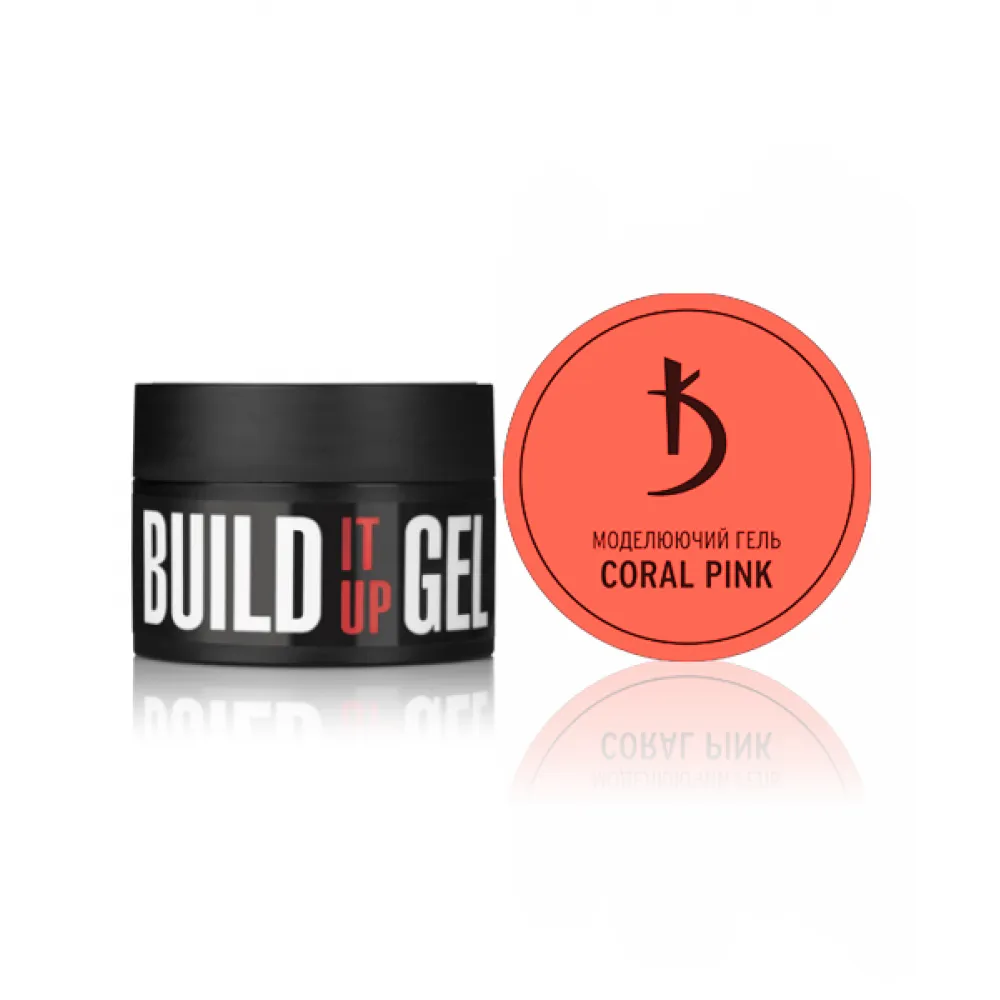 KODI Build It Up Gel "Coral Pink" — jar