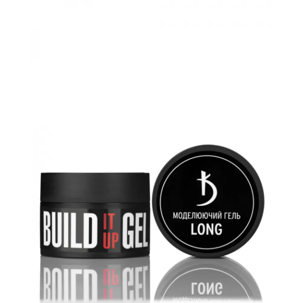 KODI Build It Up Gel "Long Nails (Clear)" — jar