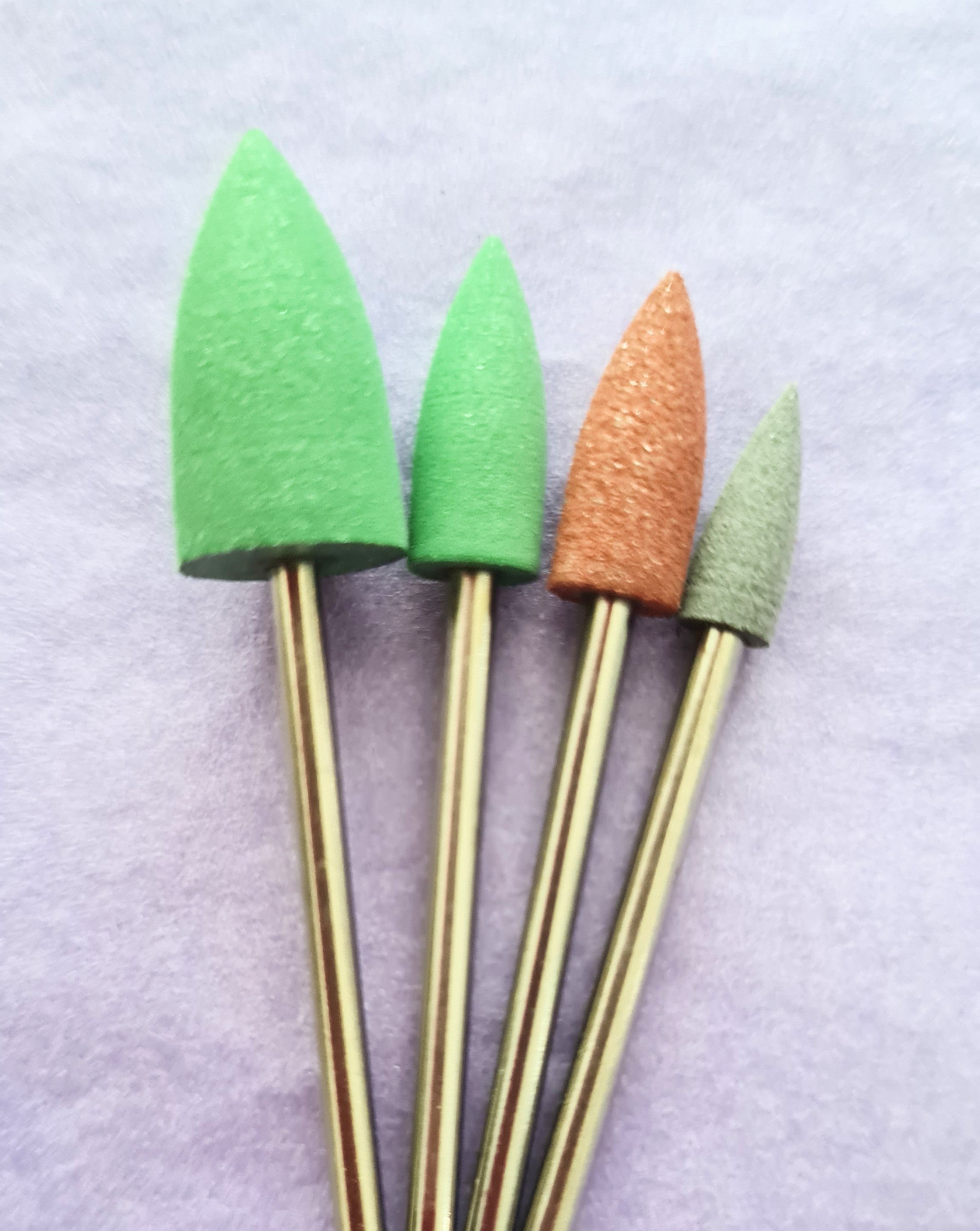 Polisher drill bits for E-file manicure/pedicure, 4 pcs image 0