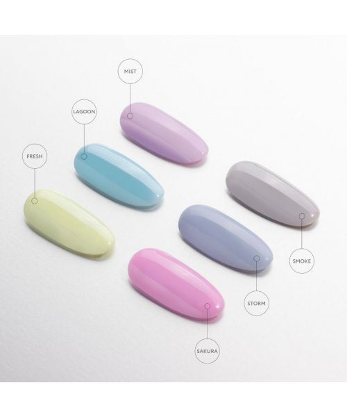 Color Rubber Base gel, Smoke, 7 ml image 1