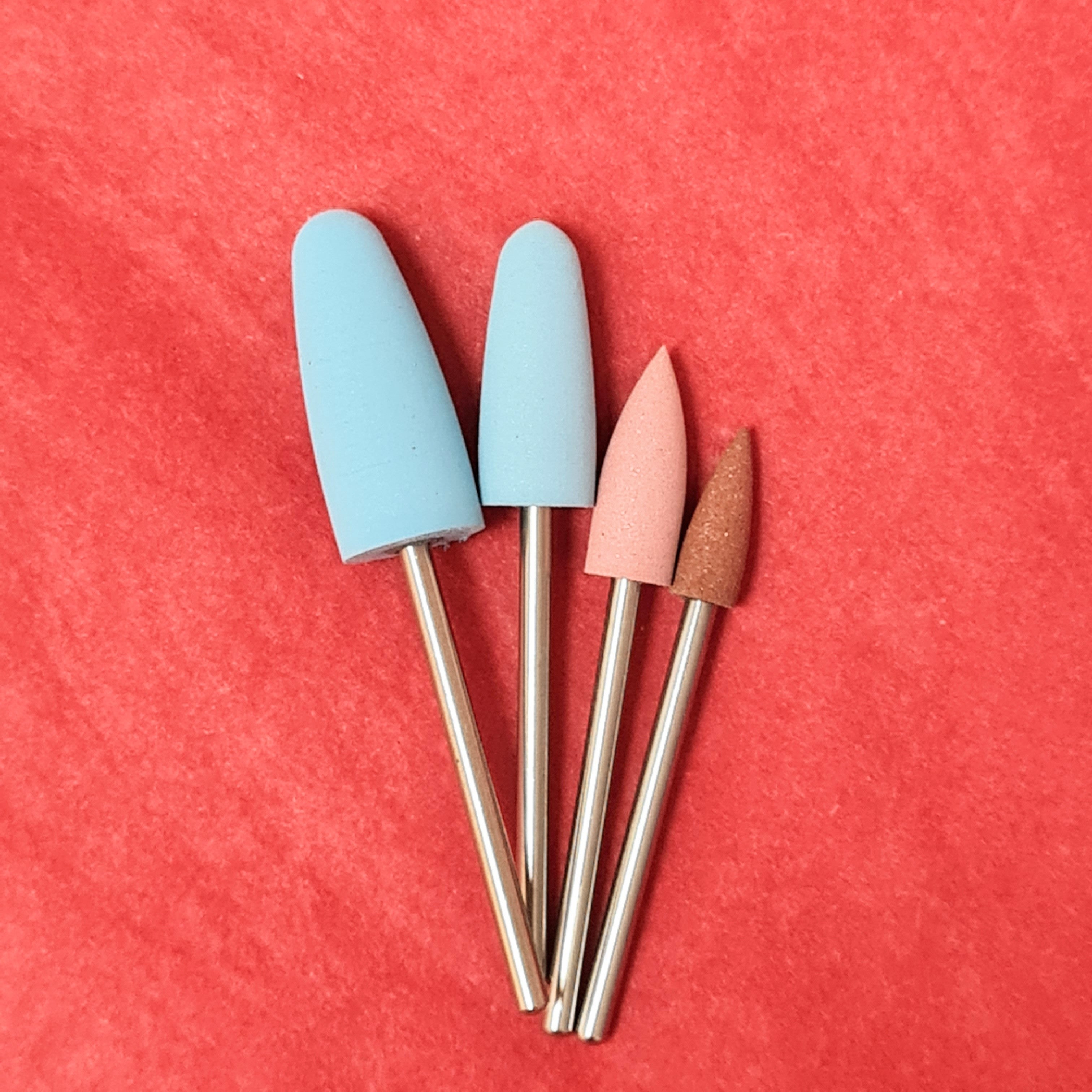 Polisher drill bits for E-filemanicure, 4 pcs image 0