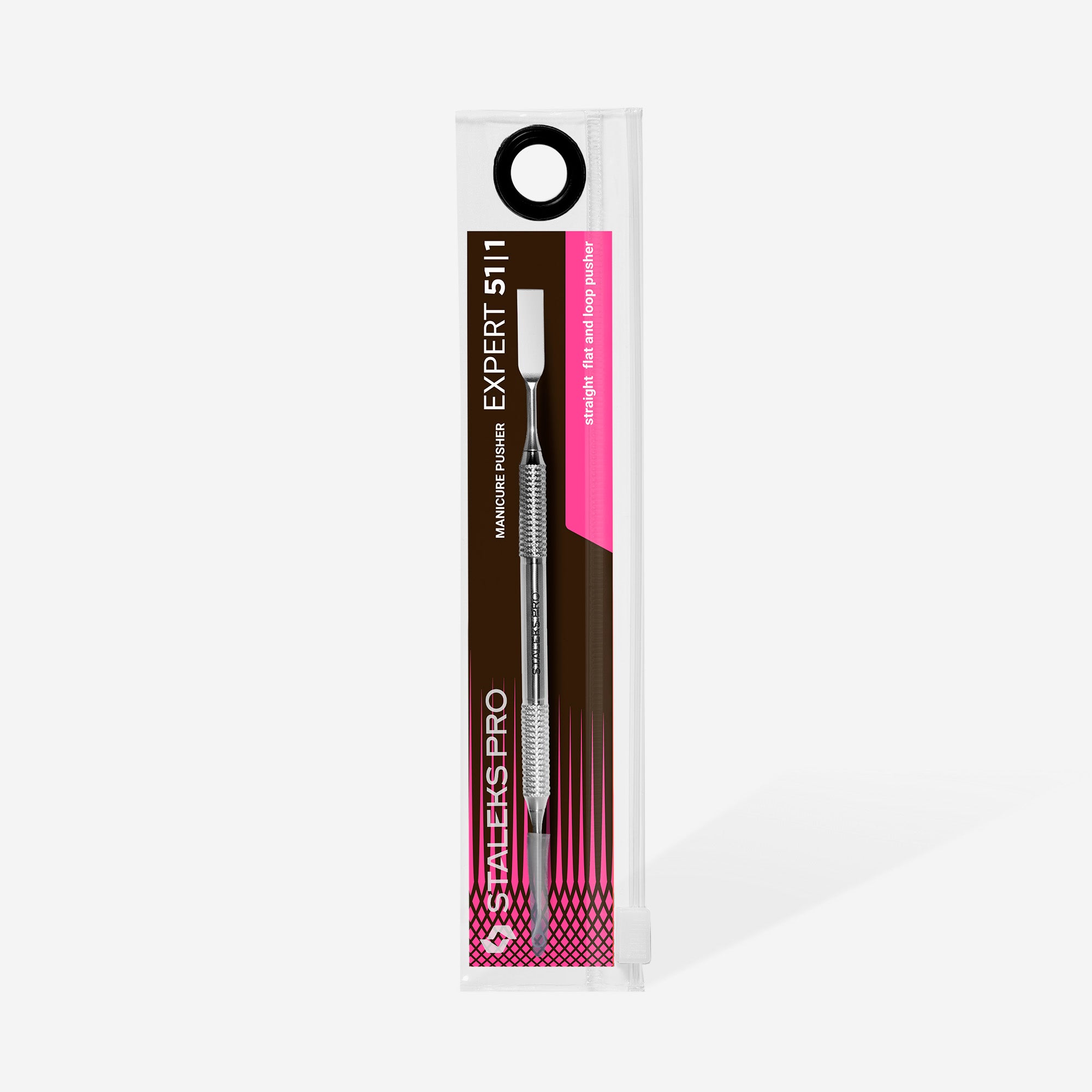 PE-51/1 Manicure pusher (straight blade and loop pusher) image 3