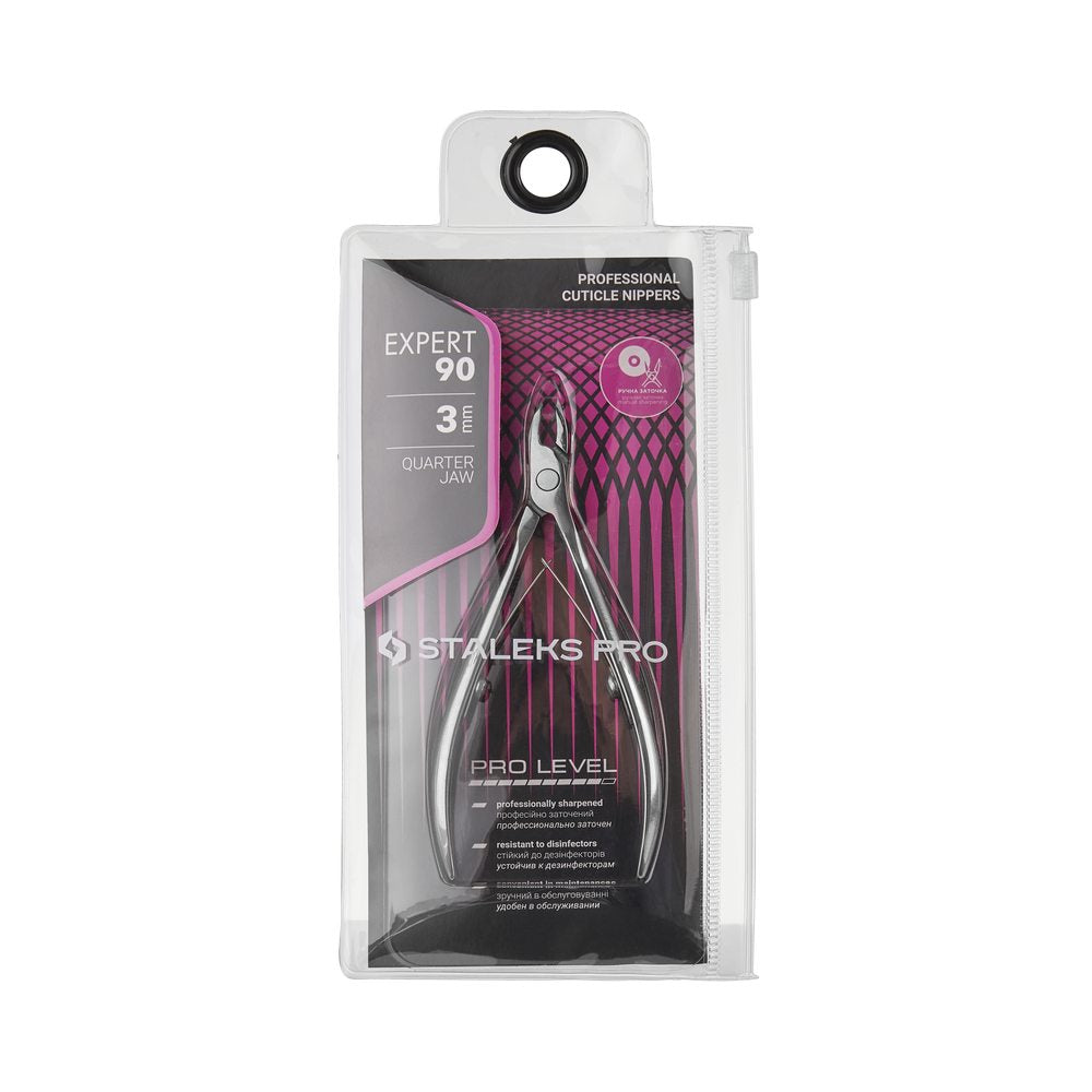 NE-90-3 Professional cuticle nippers Staleks Pro Expert 90, 3 mm