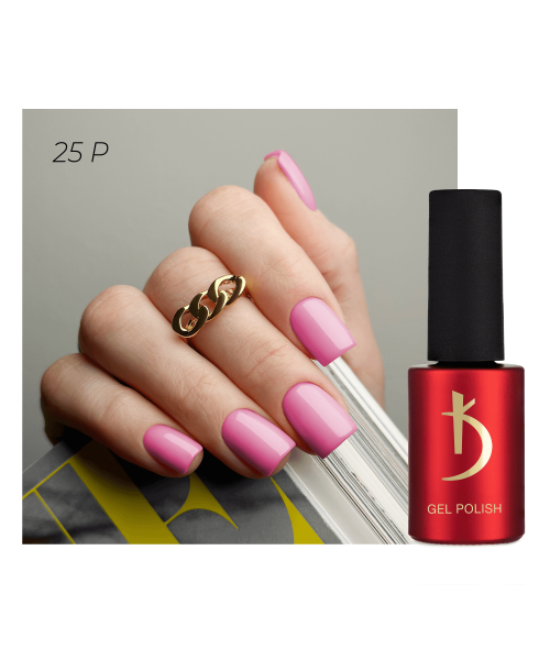 25 P Gel polish Pink 7 ml image 0