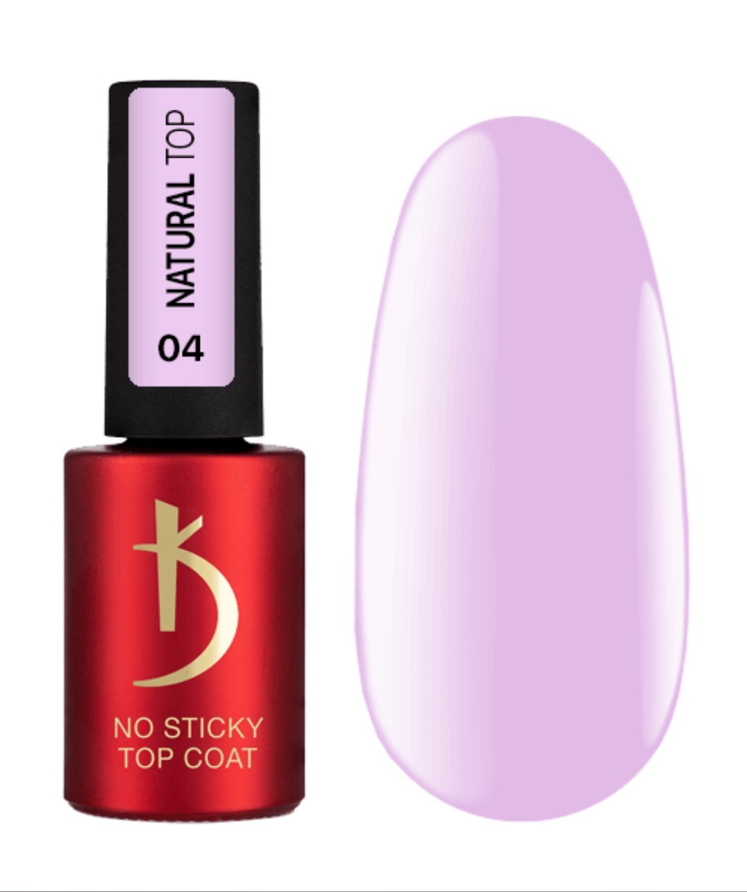 "Natural Top" 04, Top coat without sticky layer, 7 ml image 0