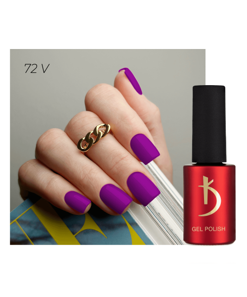 72 V Gel polish Violet 7 ml image 0