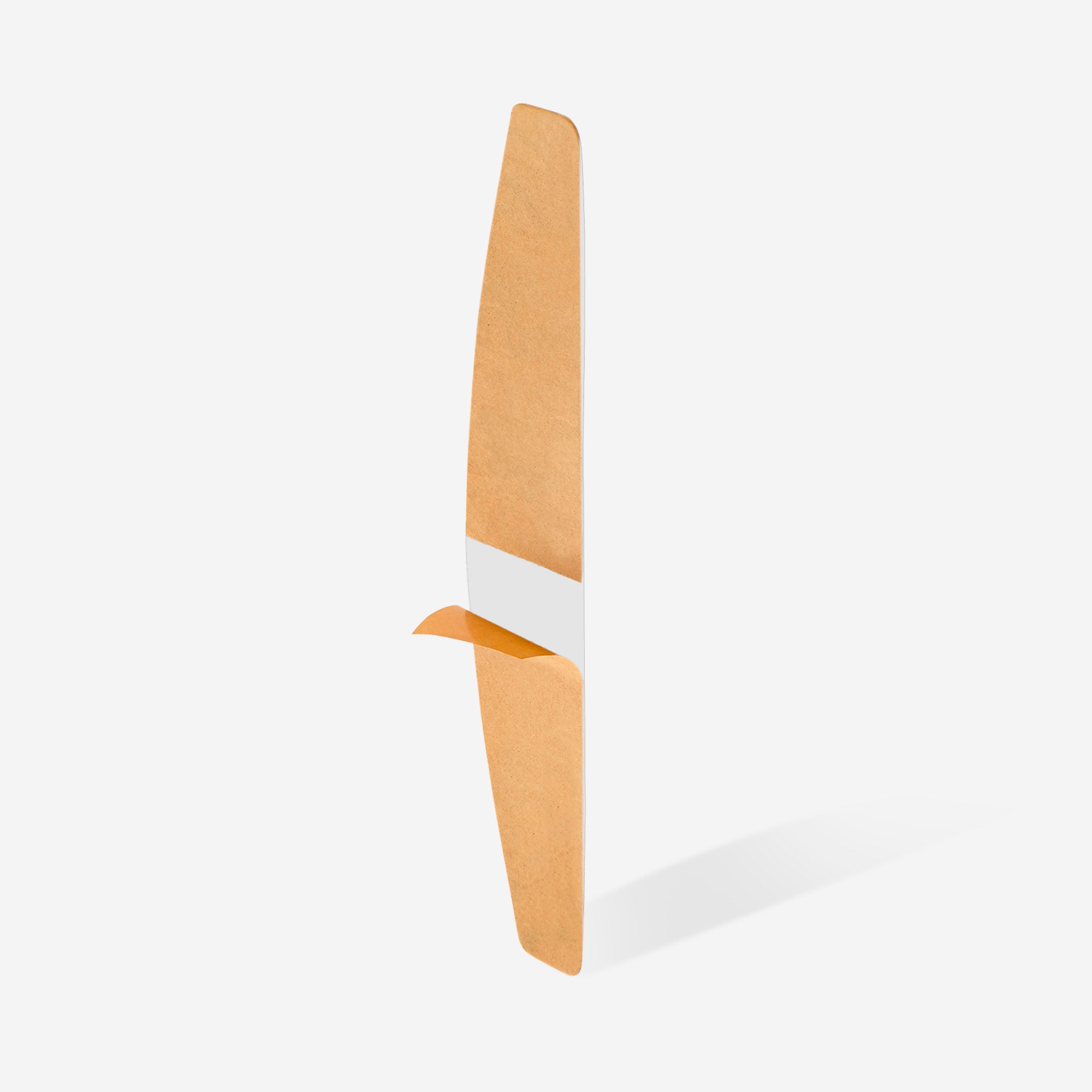 DFE-40-100w White disposable files for crescent nail file (soft base)