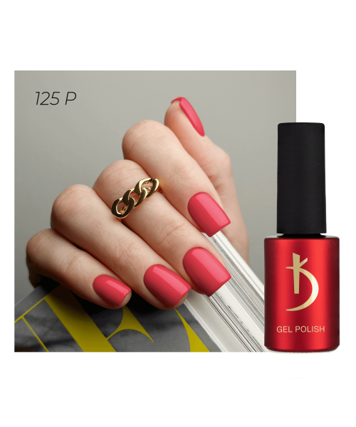 125 P Gel polish Pink 7 ml image 0