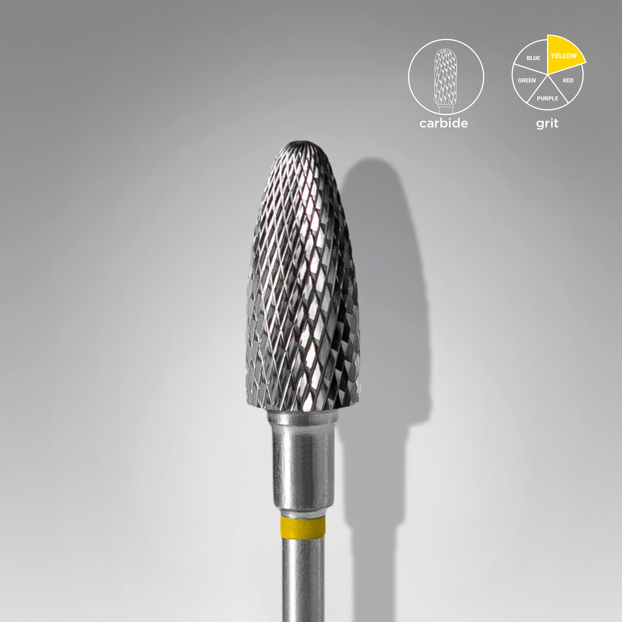 Carbide nail drill bit corn yellow head EXPERT diameter 6 mm / working part 14 mm