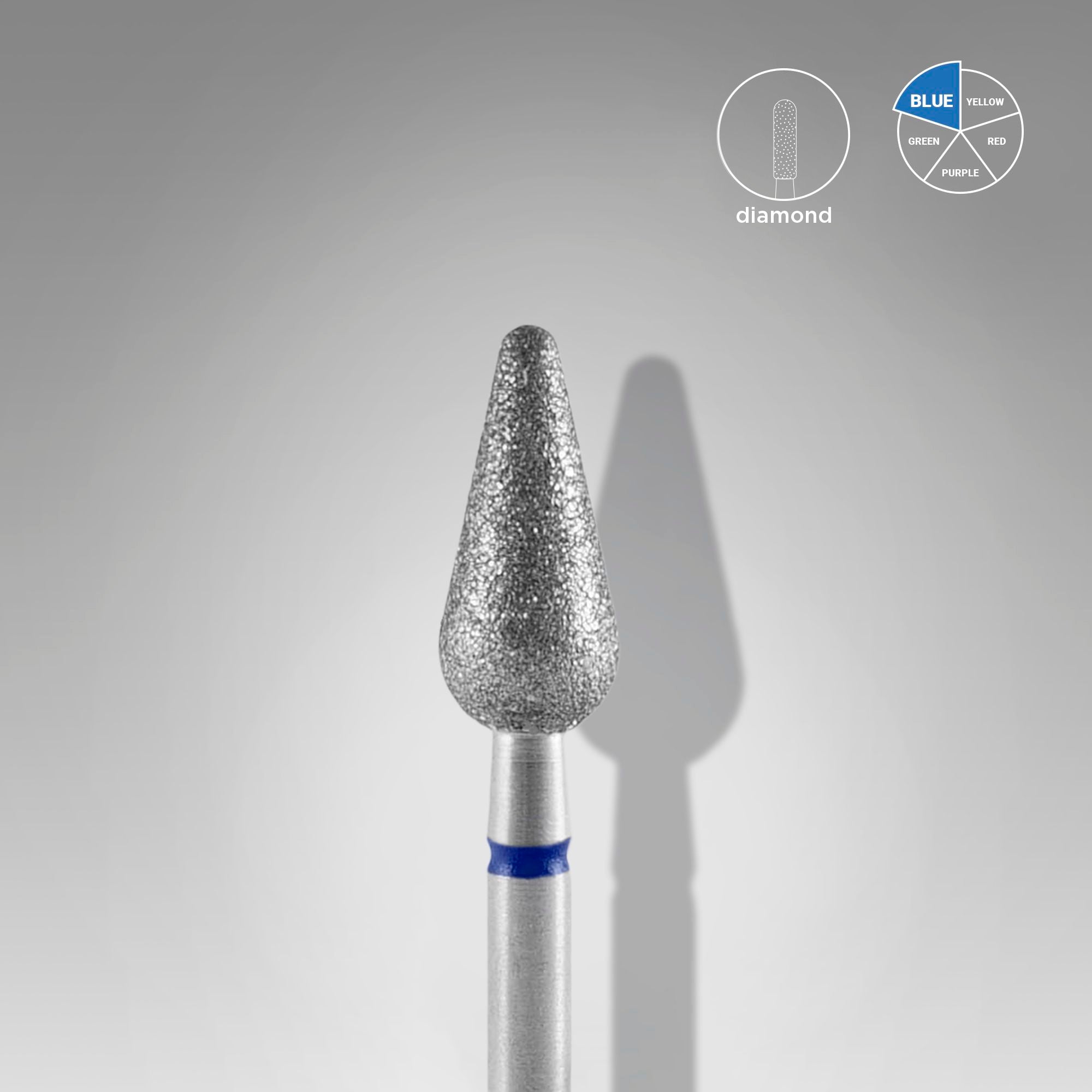 FA101B050/12 Diamond Drill Bits pear blue