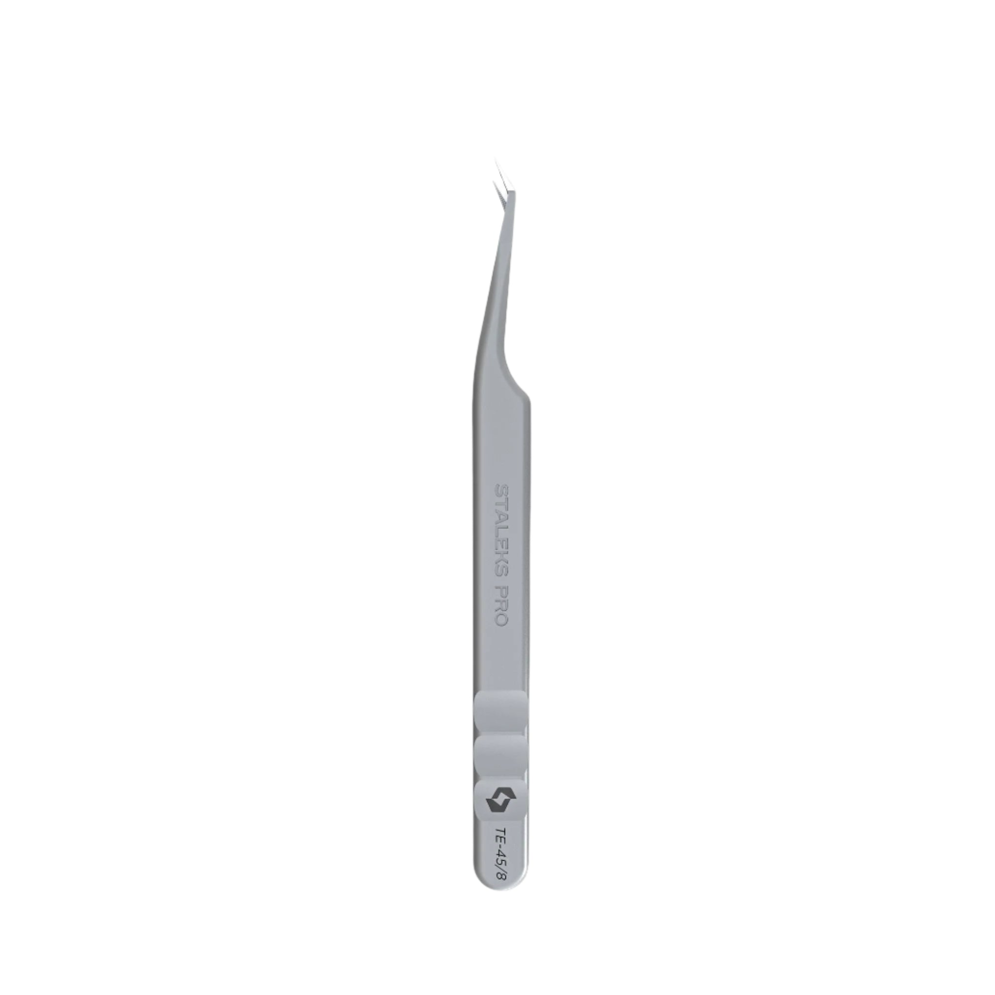 TE-45/8 Prof. eyelash tweezers with fiber tips, mini L image 2