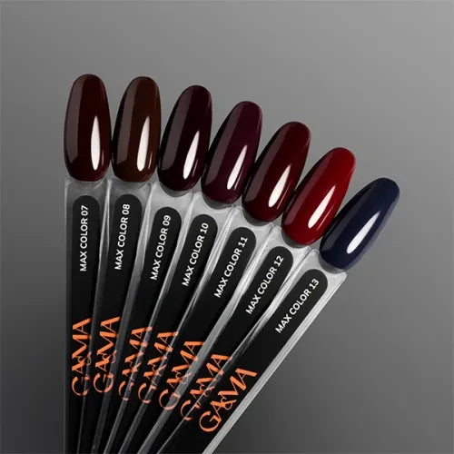 011 GAMA Gel polish Max Color Black Wine, 10 ml, TPO free