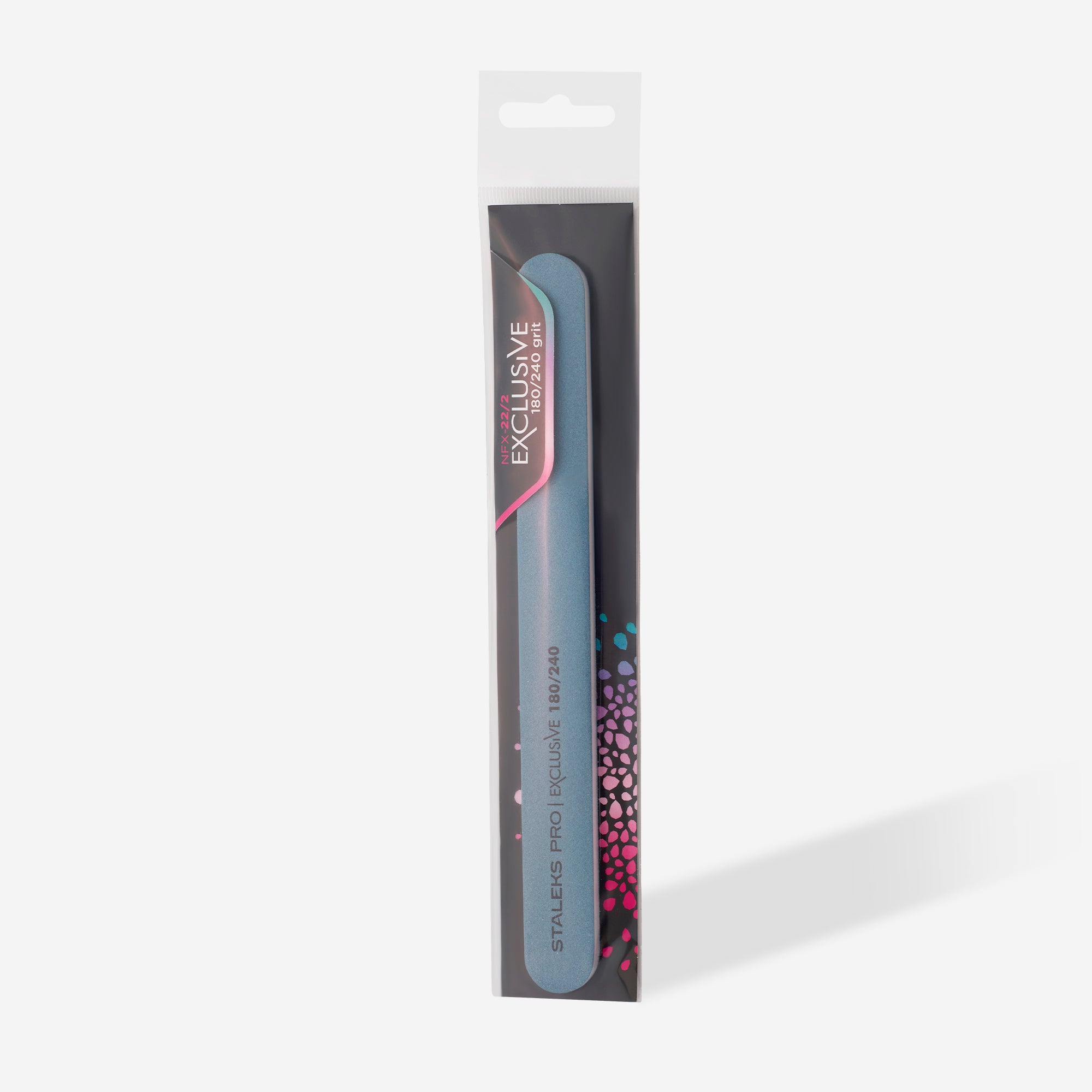 Mineral straight nail file EXCLUSIVE 180/240 grit