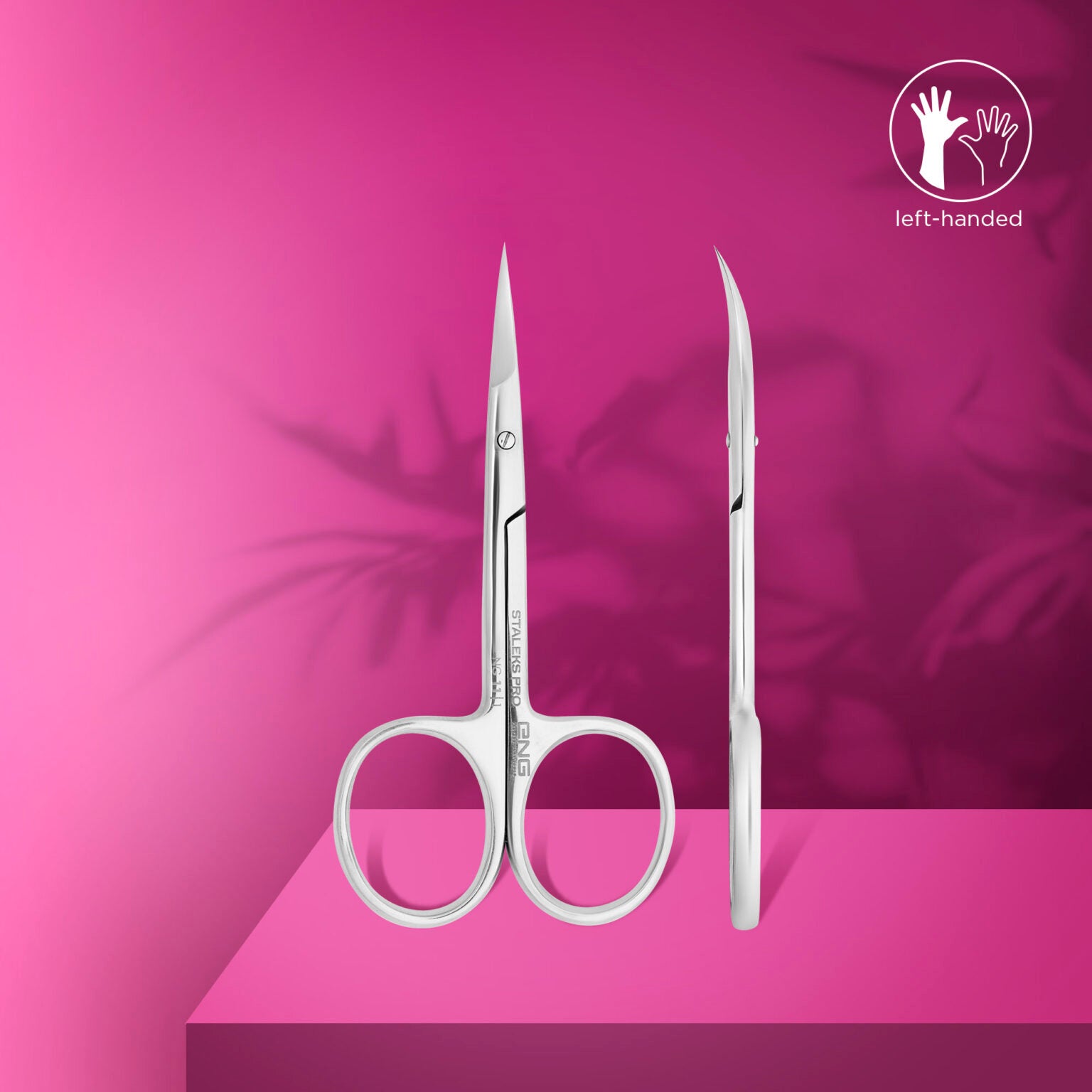 Professional cuticle scissors, left-handed EXPERT 11 TYPE 2