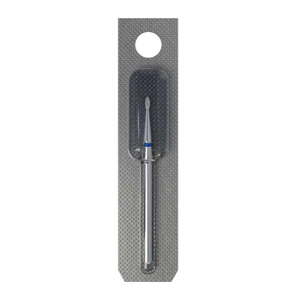 STALEKS FA50B012/3 — Diamond nail drill bit rounded bud blue head EXPERT diameter 1,2 mm / working part 3 mm — single-bit packaging