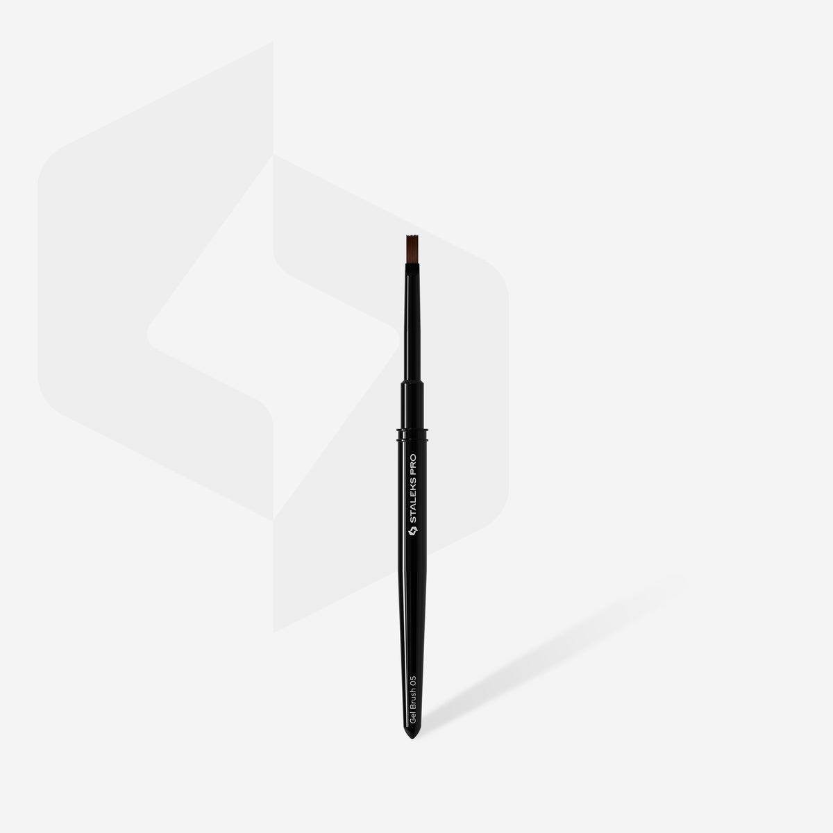 STALEKS NBE-05 — Straight brush for gel EXPERT width 5 mm / length 8.5 mm — official view 2